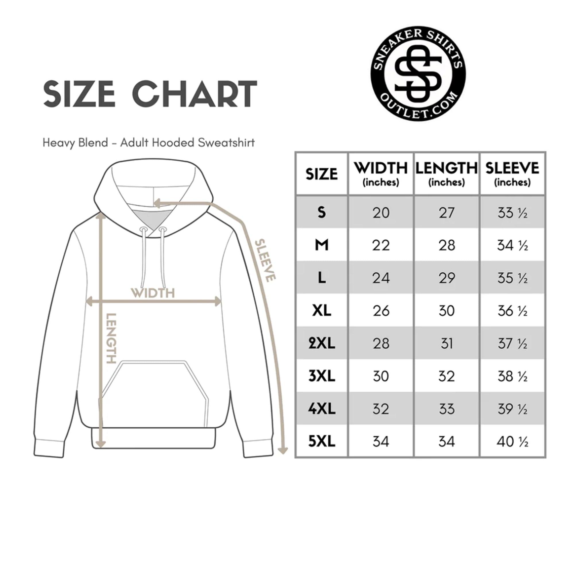 size chart 23 Ball Hoodie Air Jordan 6 Carmine photo