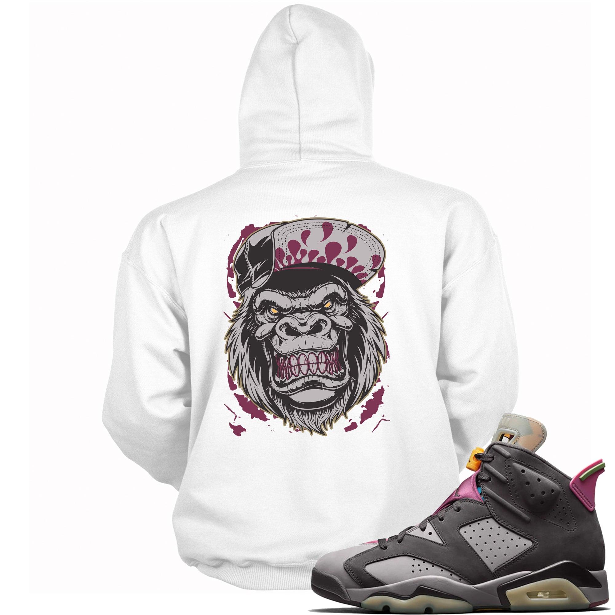 Gorilla Beast Hoodie AJ 6s Bordeaux photo