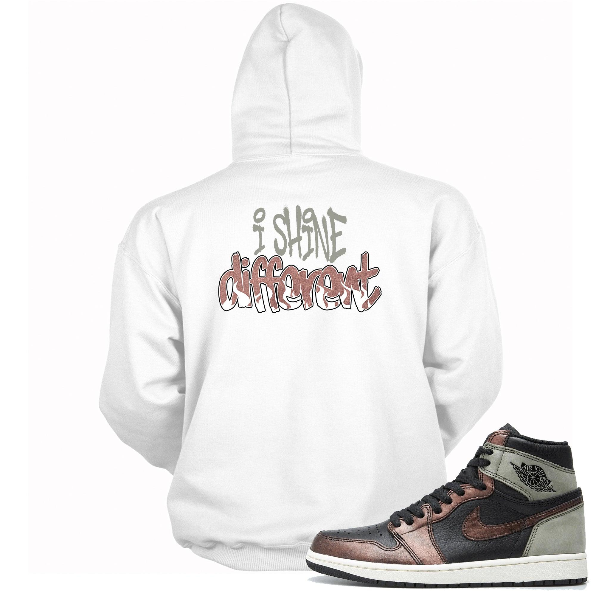 I Shine Different Hoodie AJ 1s Patina photo