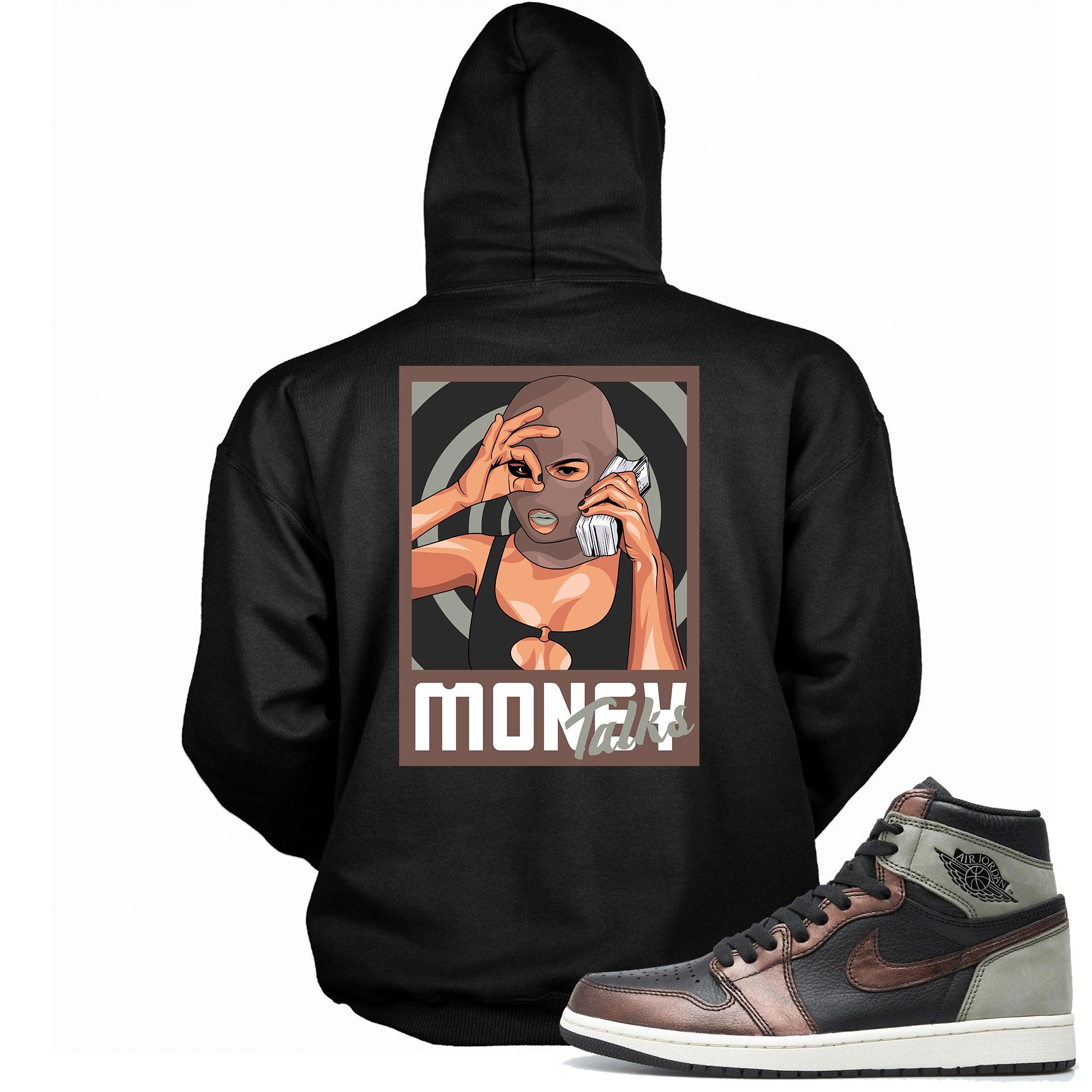 Money Talks Hoodie AJ 1s Patina photo