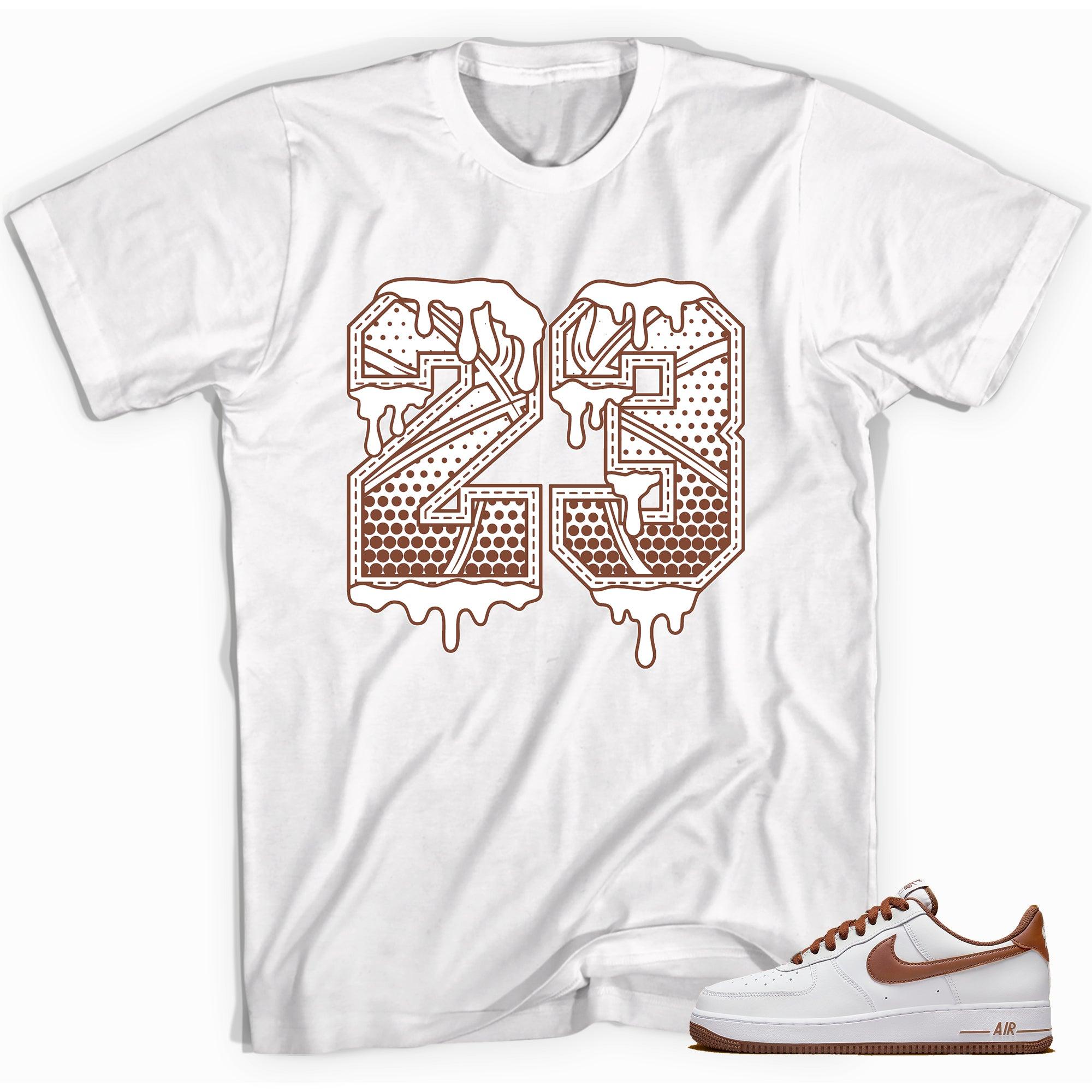 23 Ball Shirt Nike Air Force 1 Low Pecan photo
