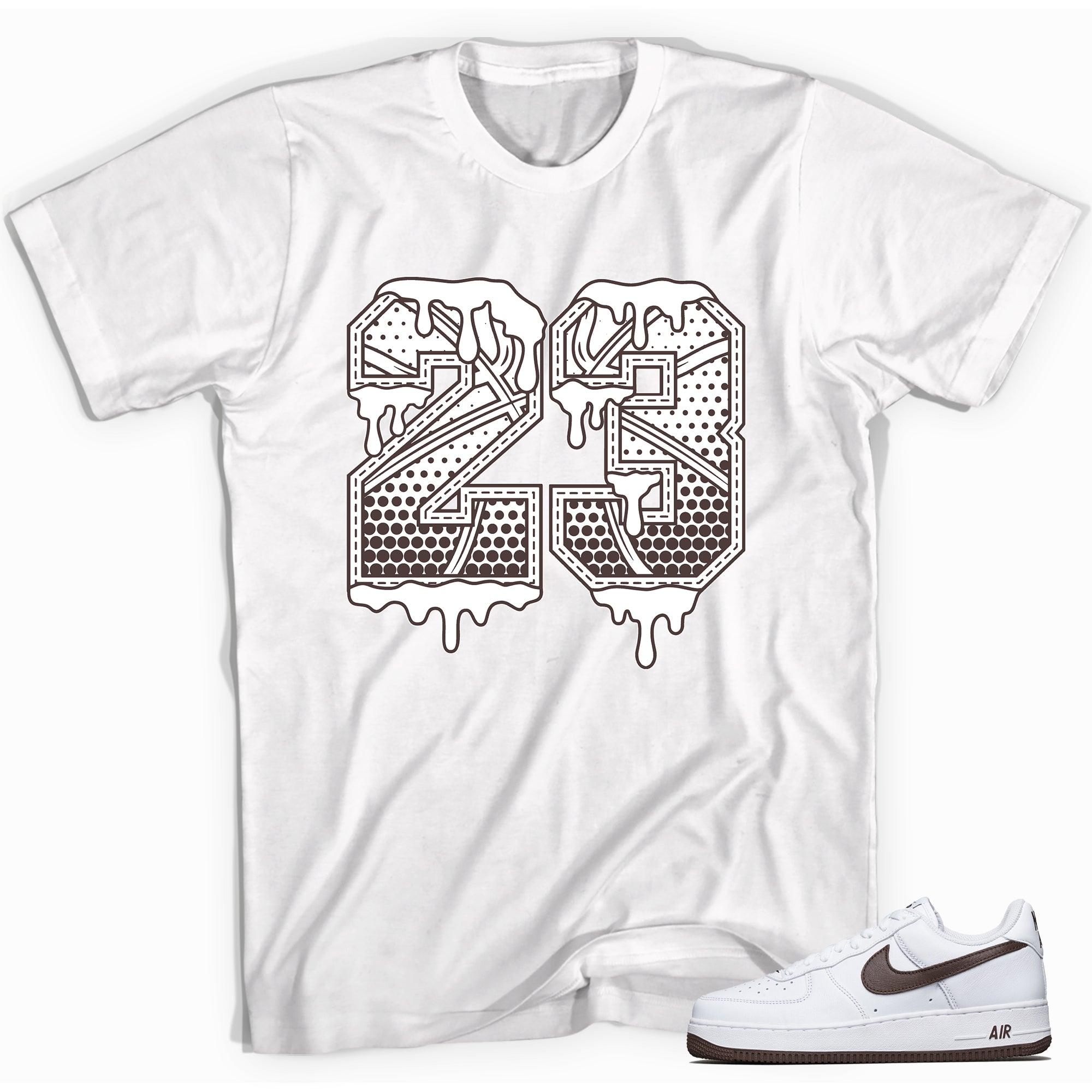 23 Ball Shirt Nike Air Force 1 Low White Chocolate photo