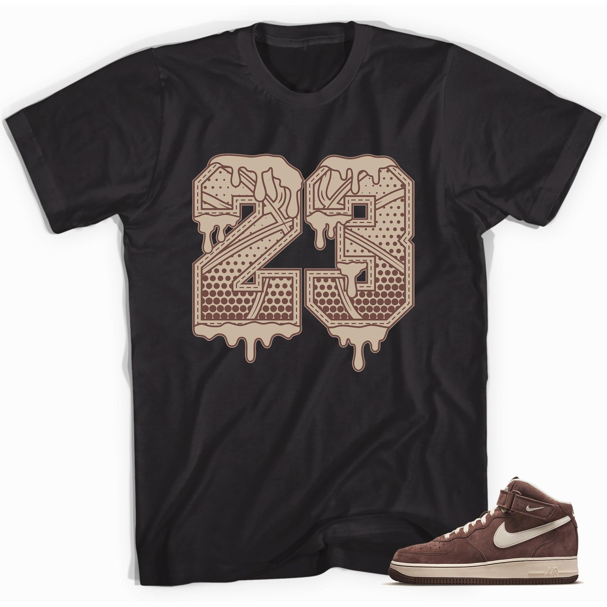23 Ball Shirt Nike Air Force 1 Mid QS Chocolate photo