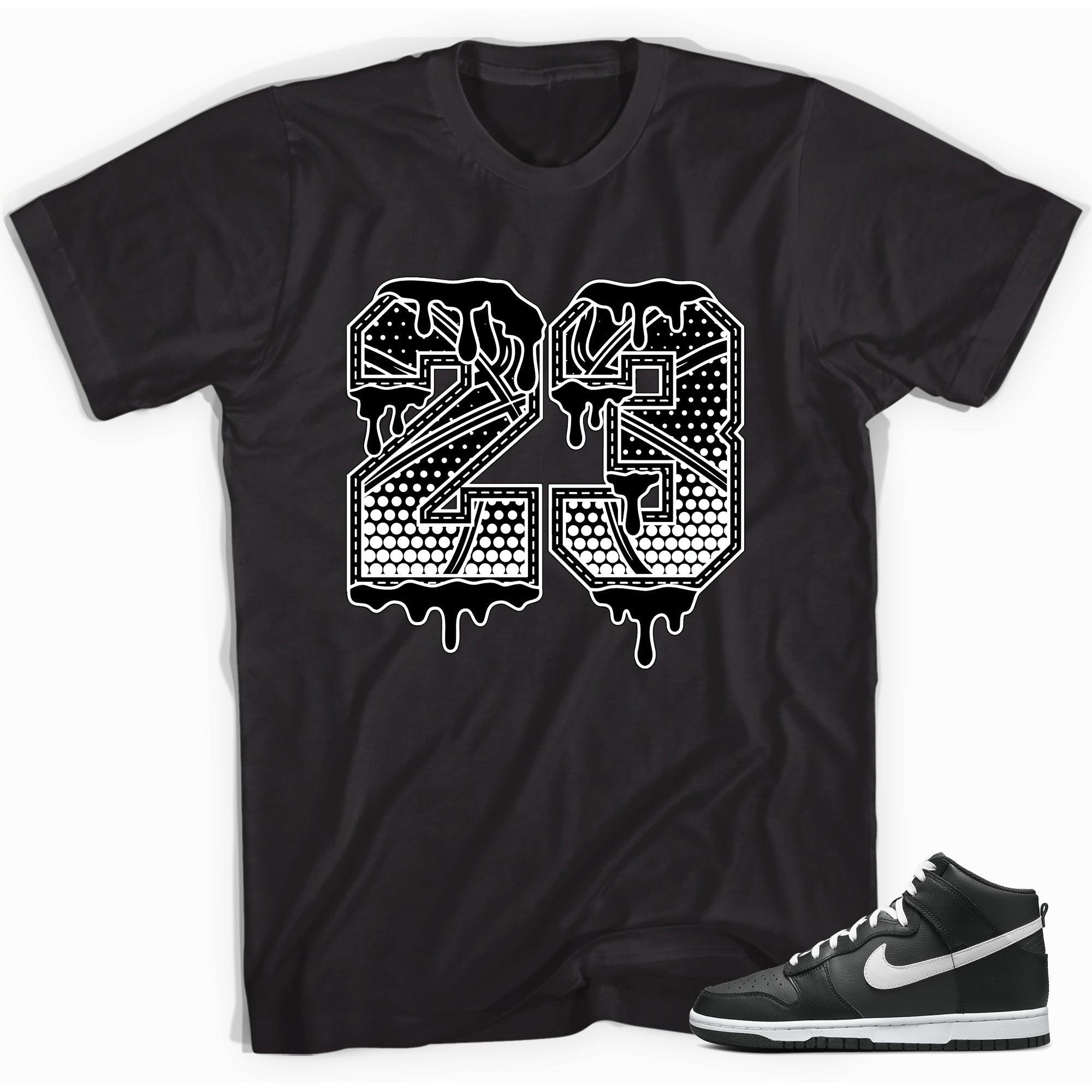 23 Ball Sneaker Tee Nike Dunk High Anthracite White photo
