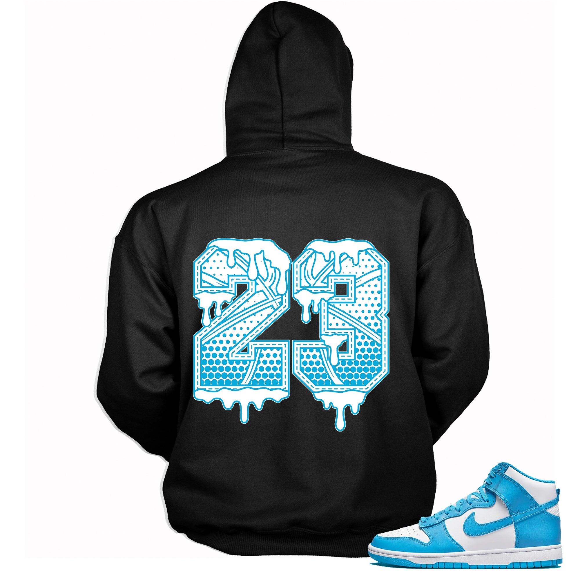 Number 23 Ball Hoodie Nike Dunk High Retro Laser Blue photo