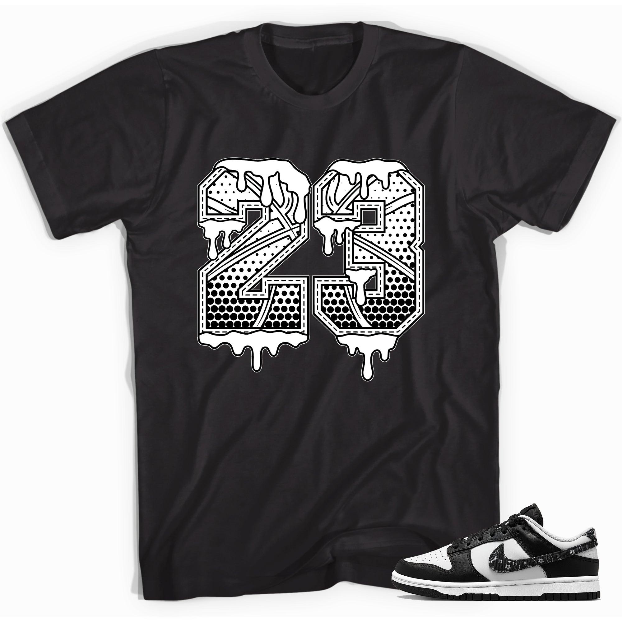 23 Ball Shirt Nike Dunk Low Essential Black Paisley photo