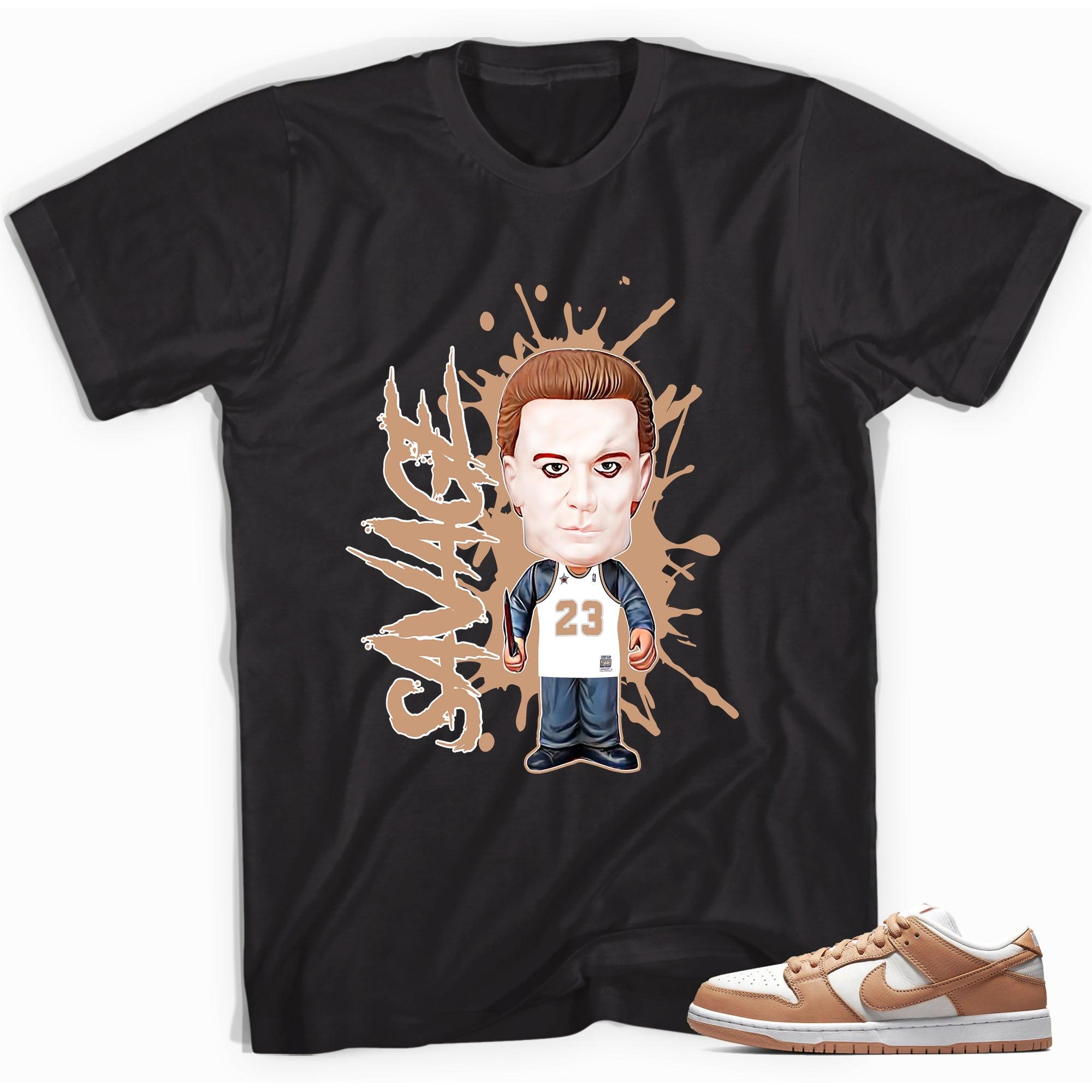 Savage Shirt Nike Dunk Low Light Cognac photo