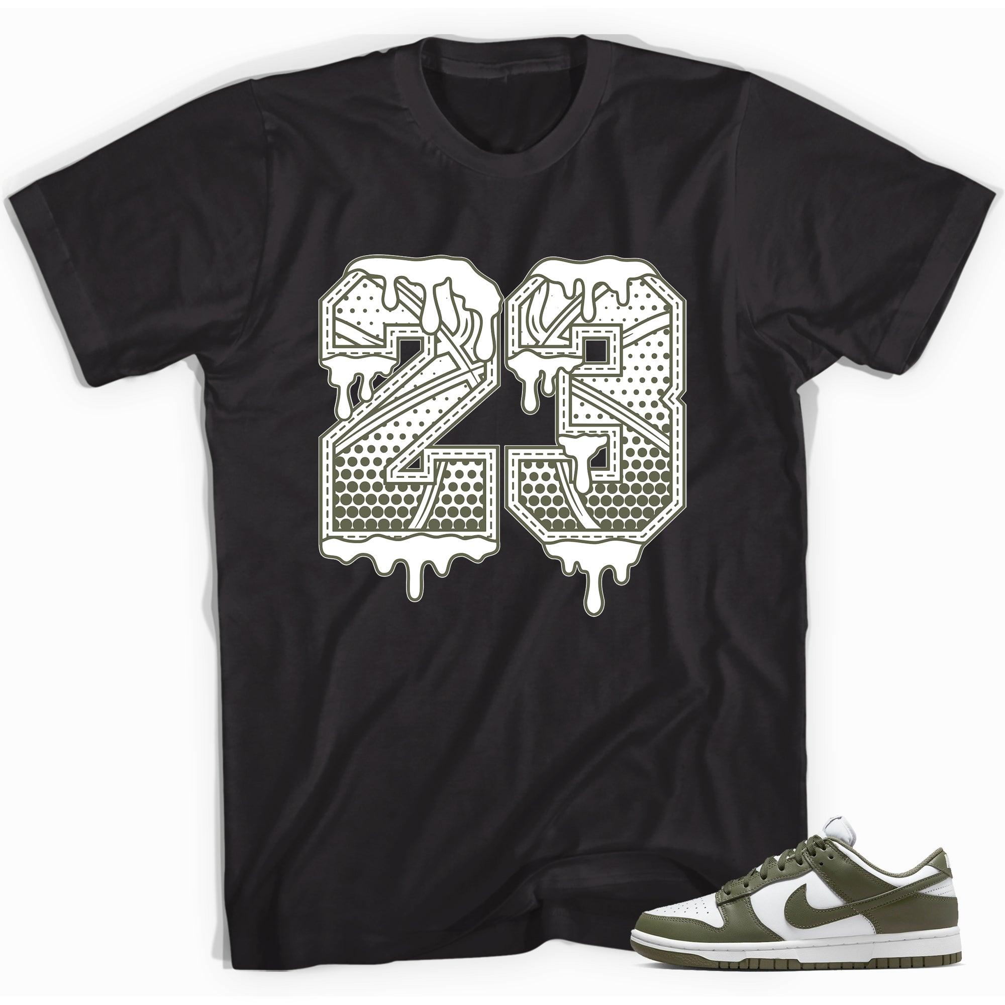 23 Ball Shirt Nike Dunk Low Medium Olive photo