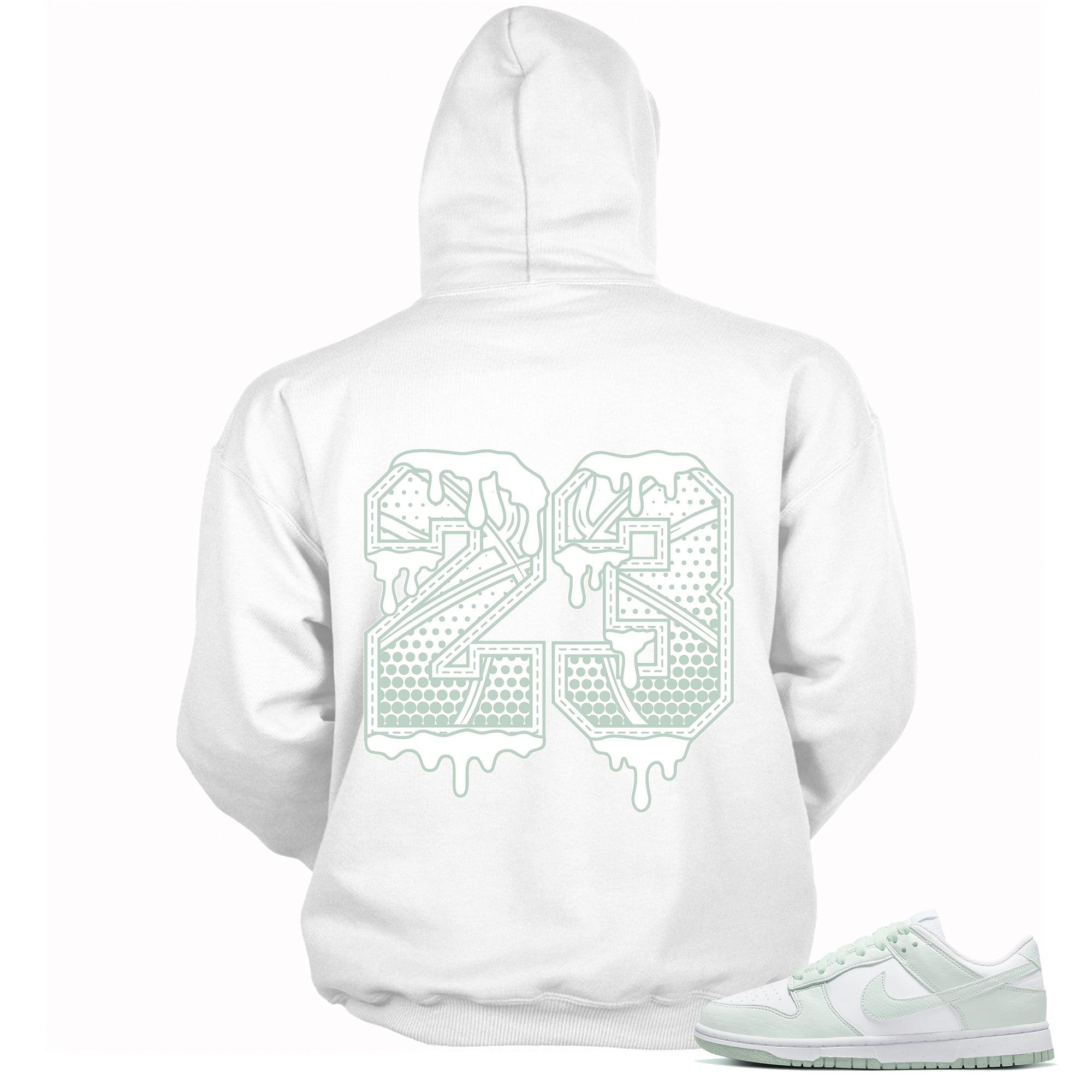 Number 23 Ball Hoodie Nike Dunk Low Next Nature White Mint photo