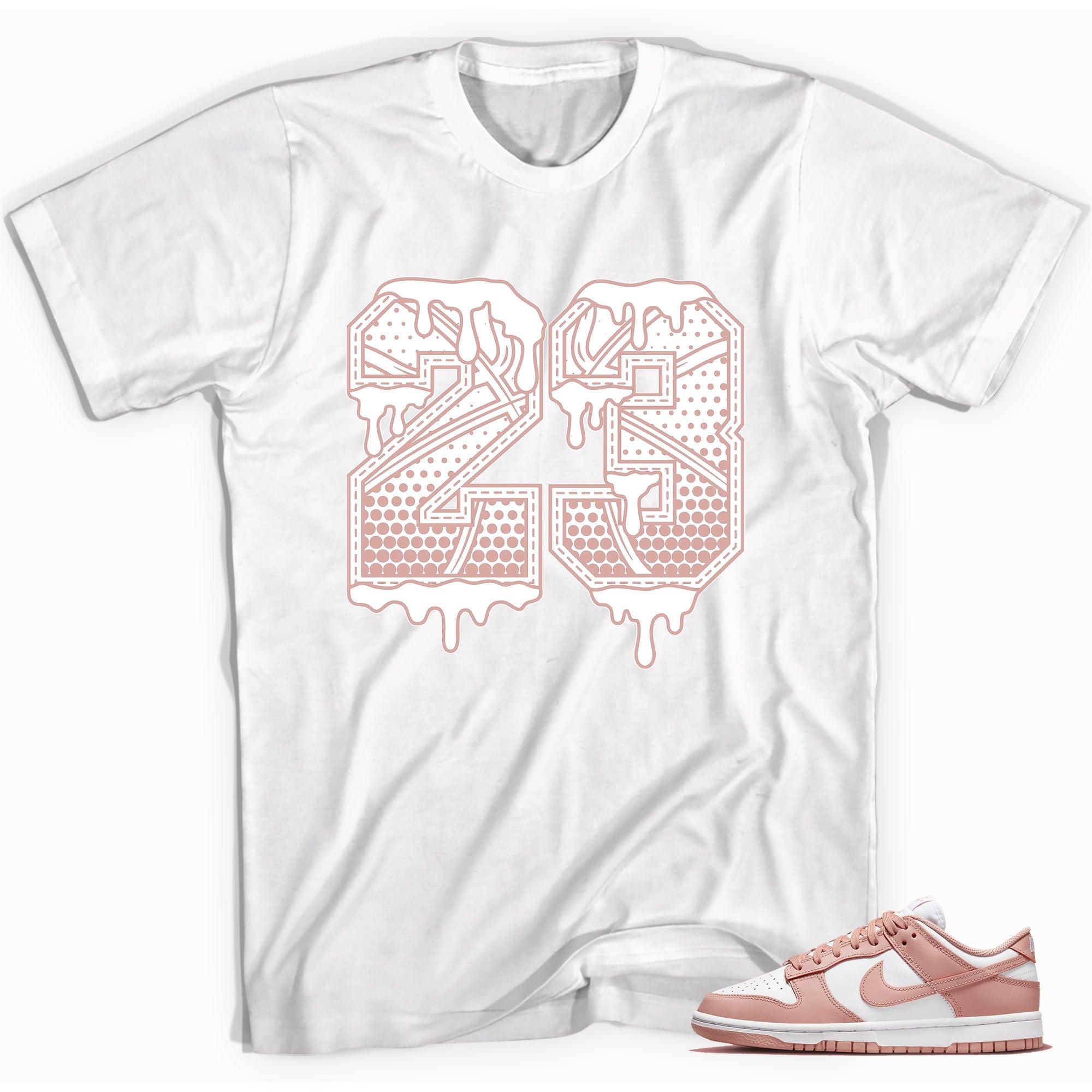 Number 23 Ball Shirt Nike Dunk Low Womens Rose Whisper photo