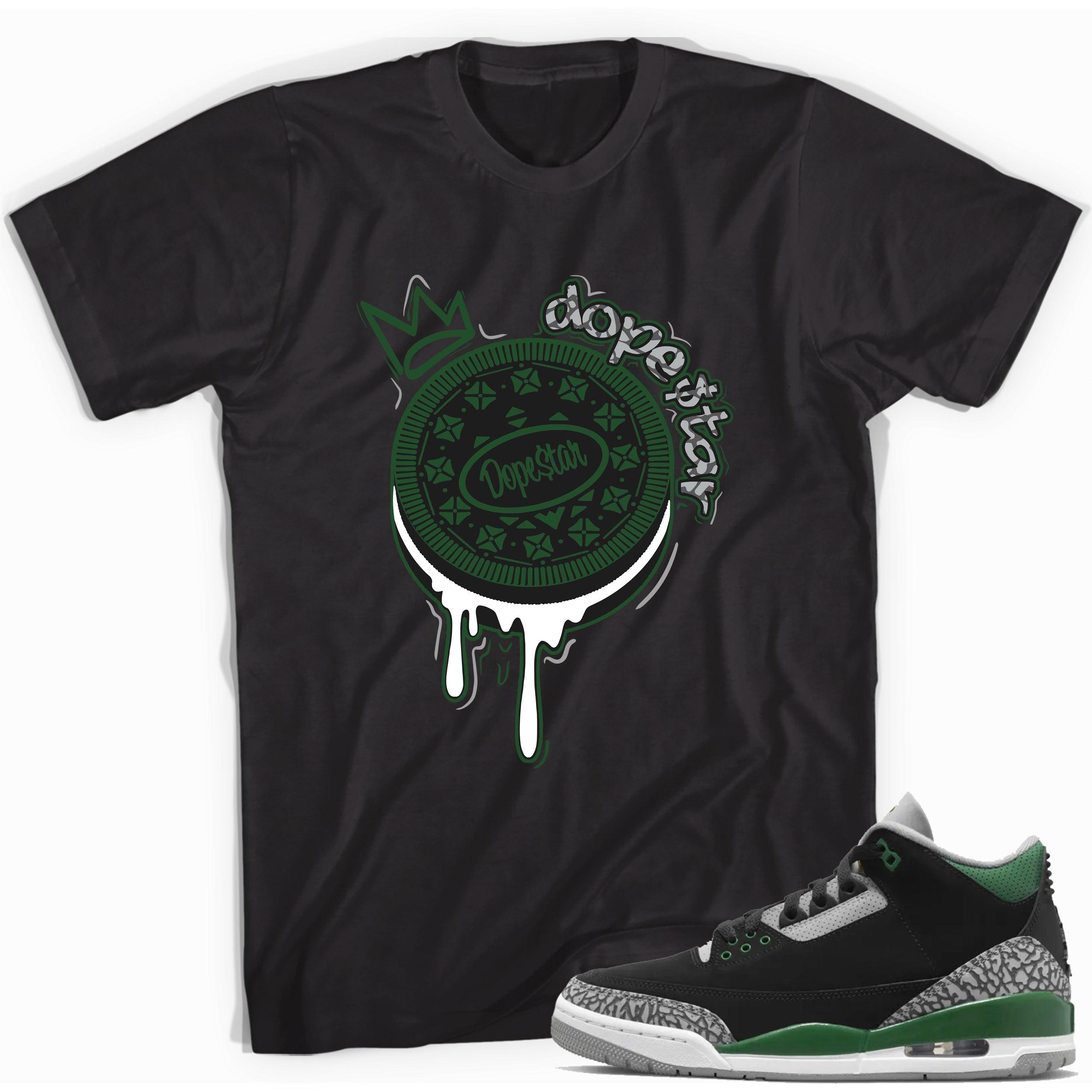 Jordan Pine Green 3s Shirt Oreo photo