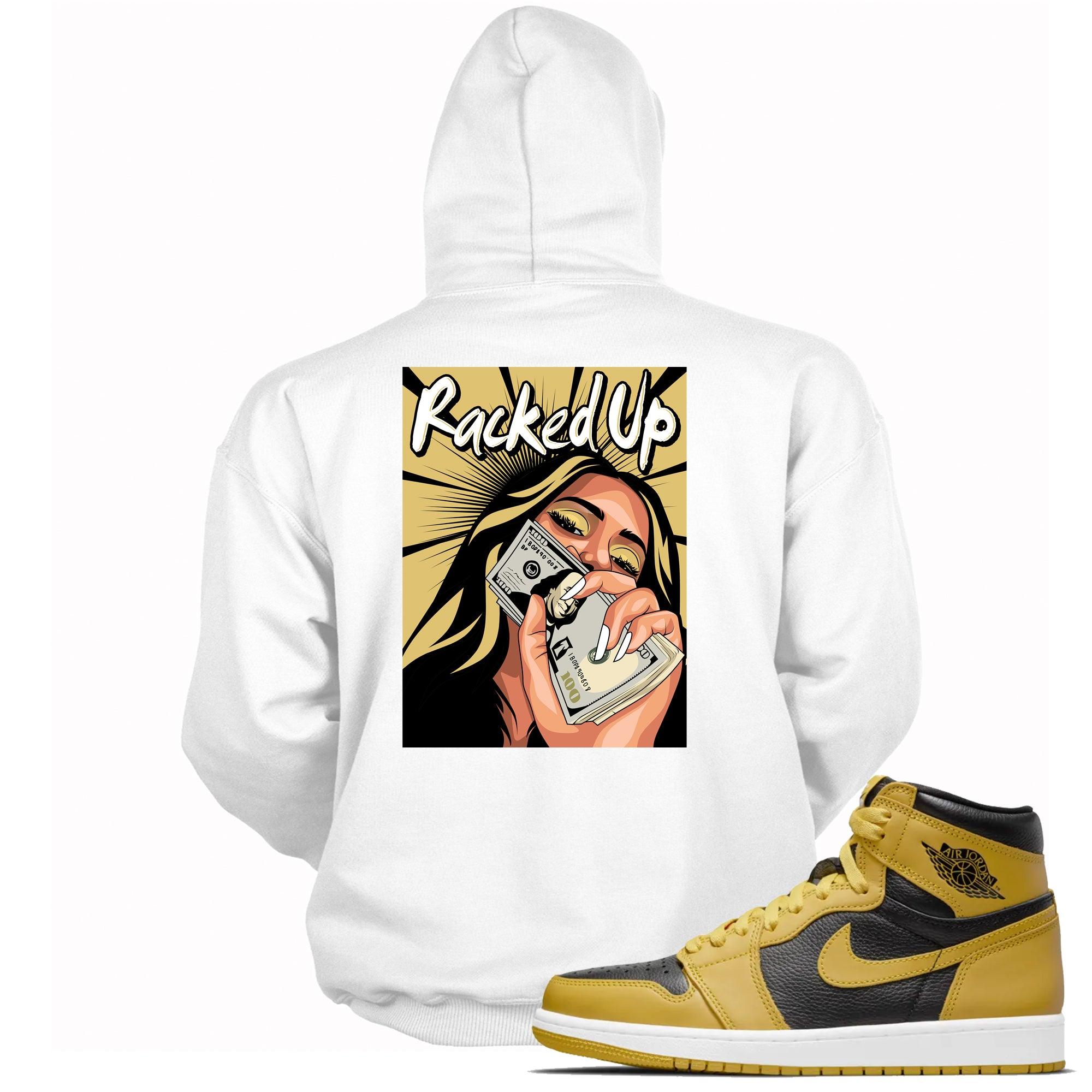 Racked Up Hooded Sneaker Sweatshirt AJ 1 Retro High Pollen photo
