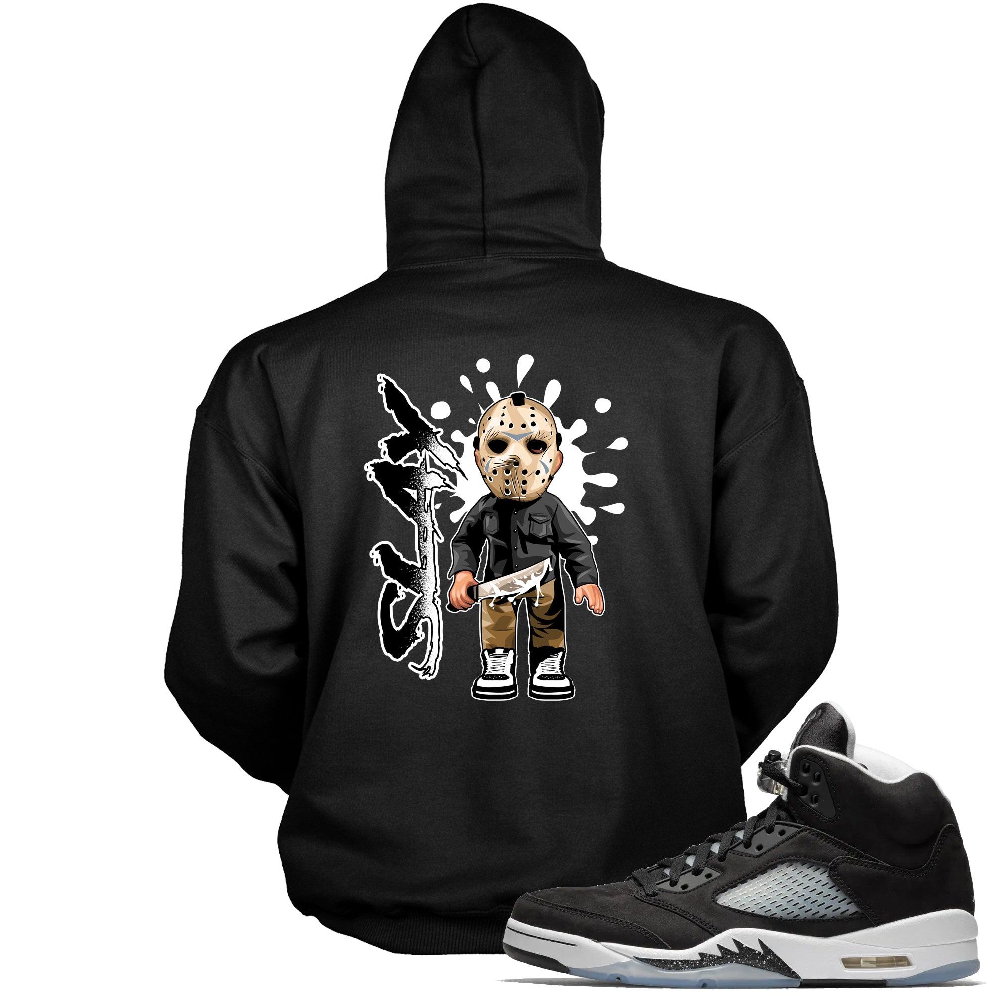 Black Slay Hoodie AJ 5 Oreo Moonlight photo