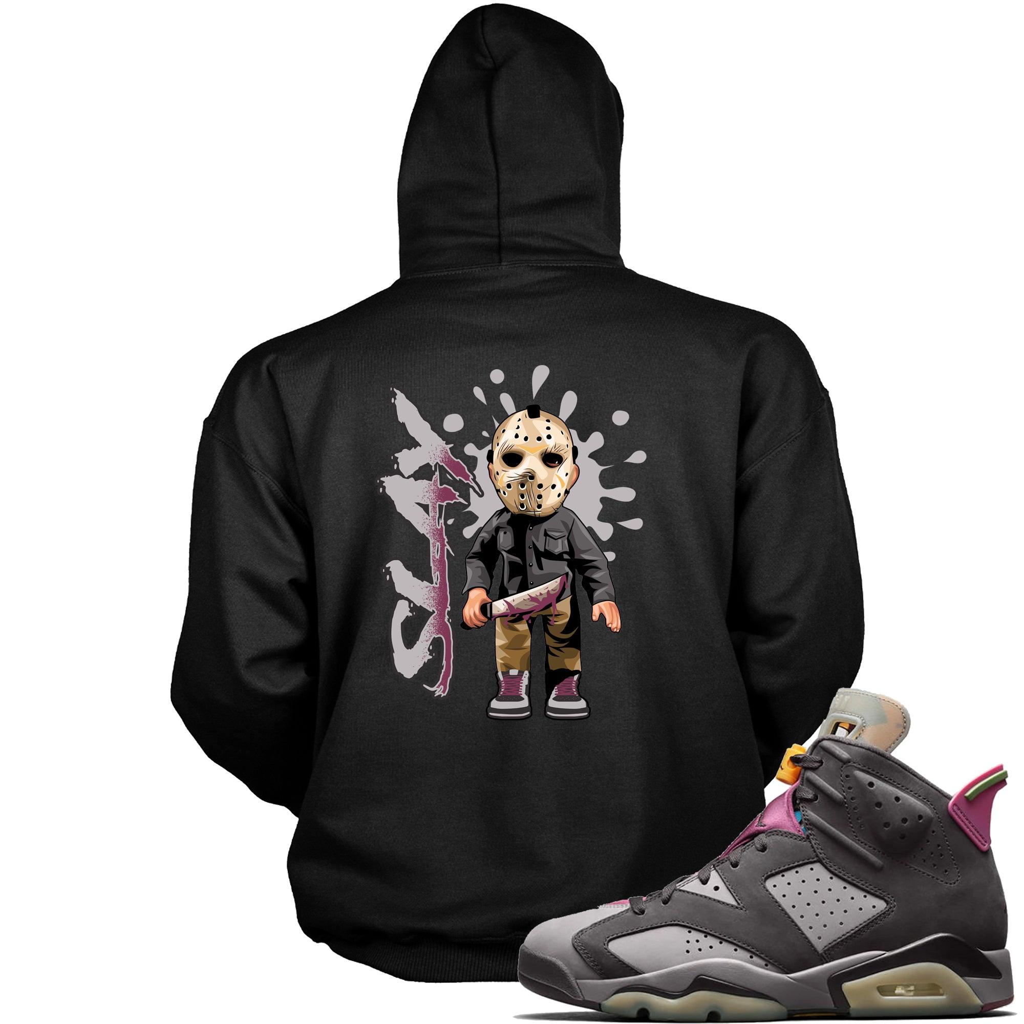 Black Slay Hoodie AJ 6 Bordeaux photo