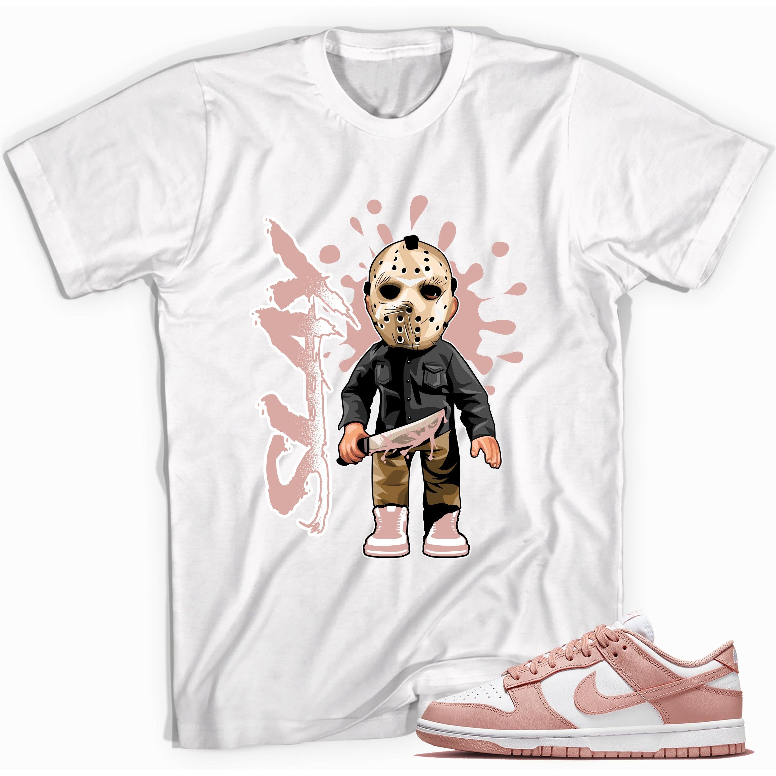 White Slay Shirt Nike Dunk Low Womens Rose Whisper photo