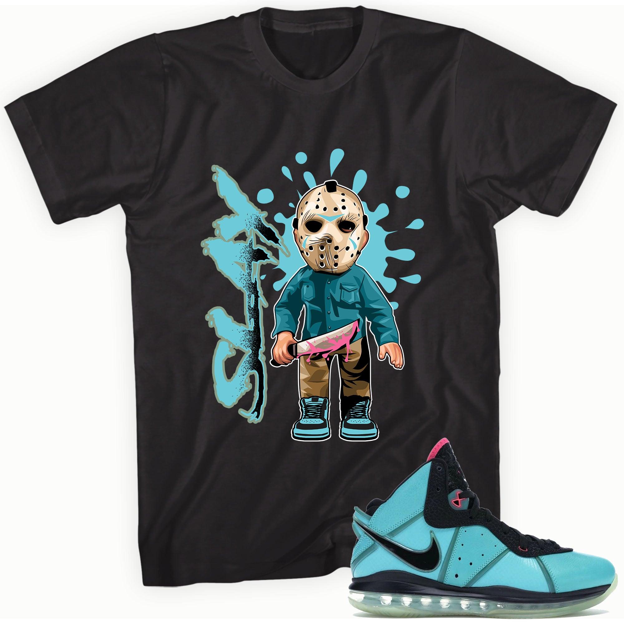 Black Slay Shirt Nike LeBron 8 South Beach photo