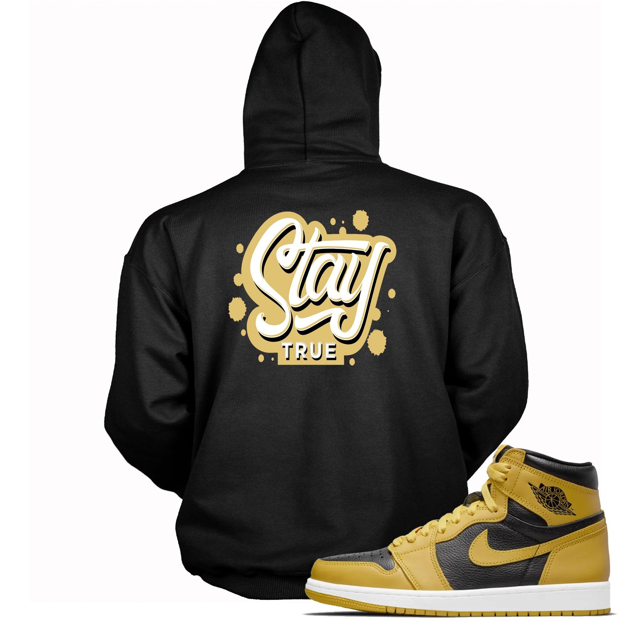 Stay True Hooded Sneaker Sweatshirt Air Jordan 1 Retro High Pollen photo