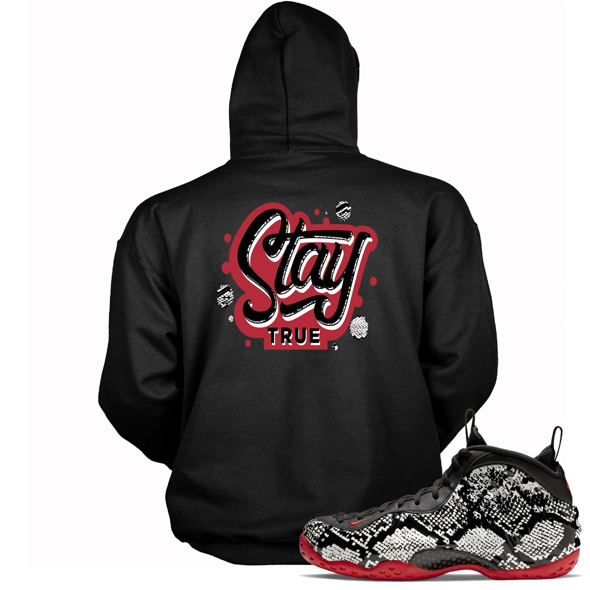 Stay True Hoodie Nike Air Foamposite One Albino Snakeskin Sneakers photo