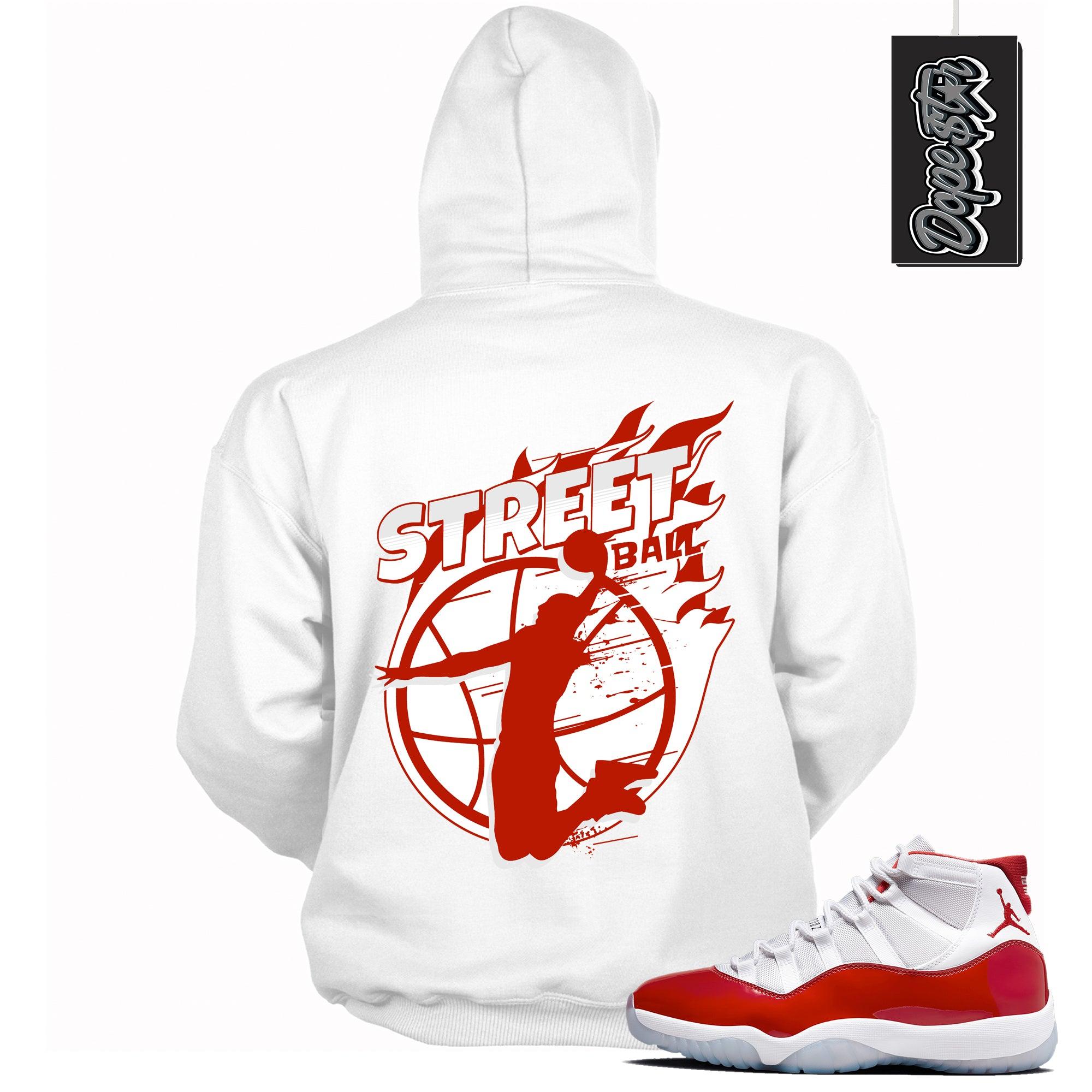 Street Ball Hoodie Air Jordan 11 Cherry photo