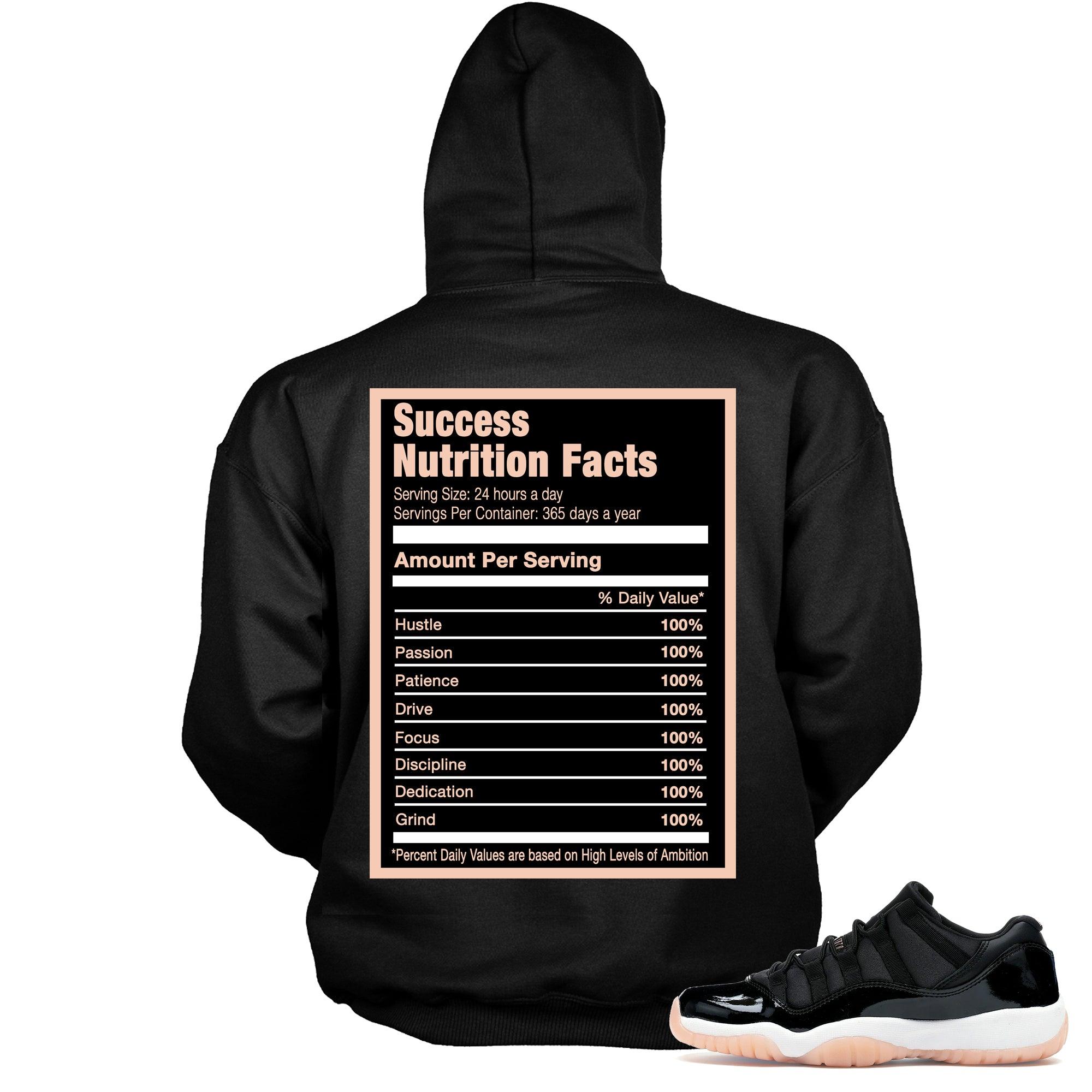 Success Nutrition Hoodie AJ 11 Retro low Bleached Coral photo