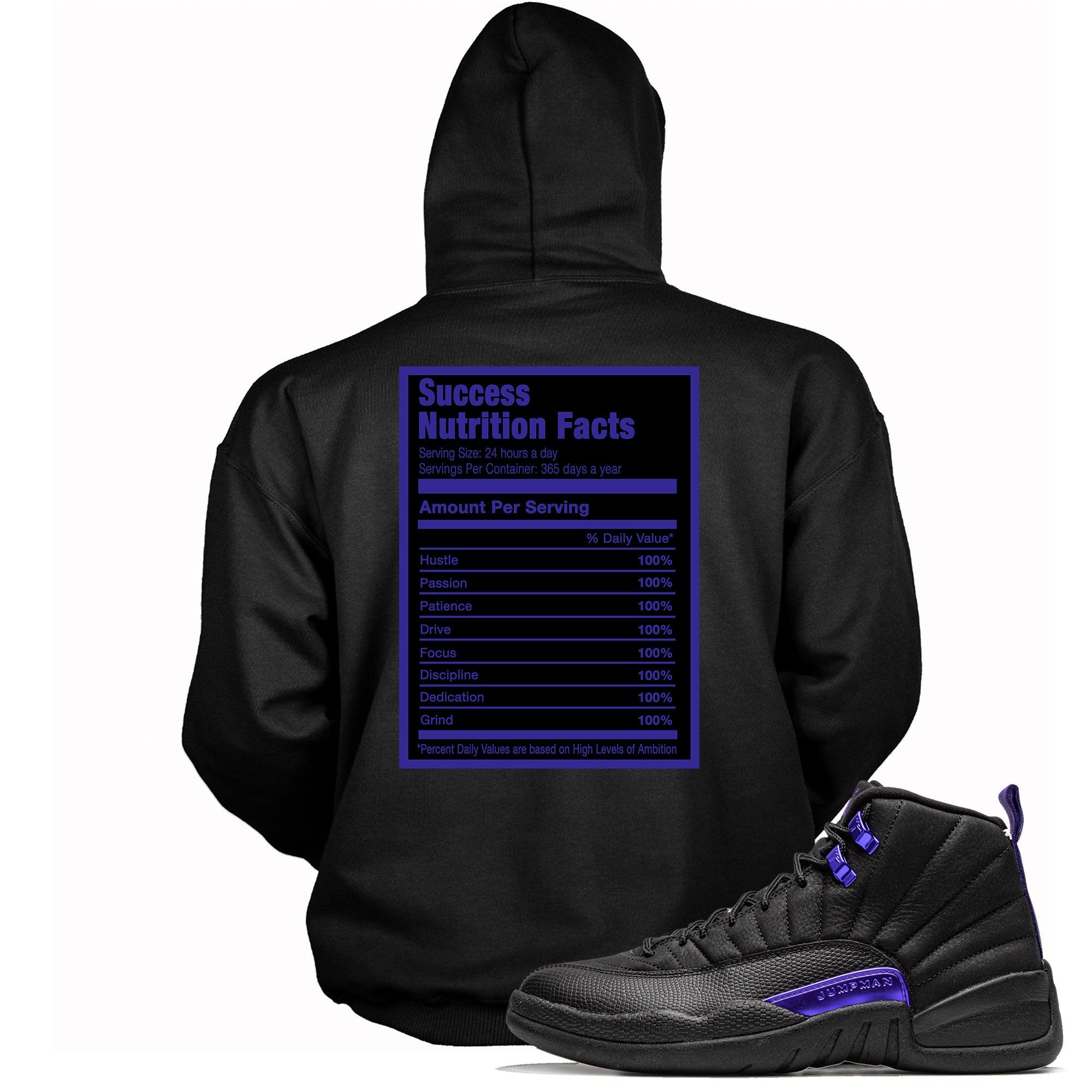 Success Nutrition Hoodie AJ 12 Retro Black Dark Concord photo
