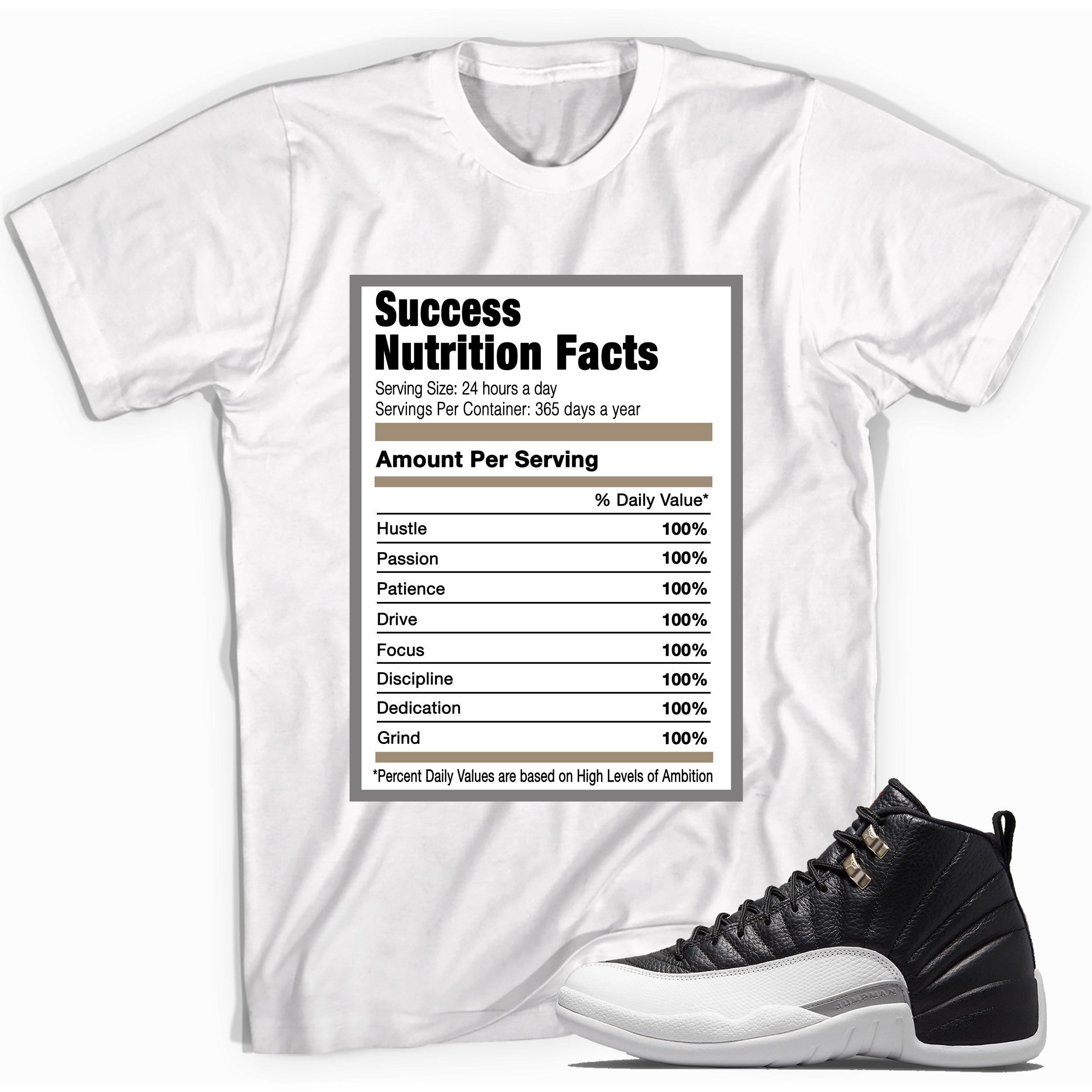 Success Nutrition Shirt AJ 12 Retro Playoffs photo
