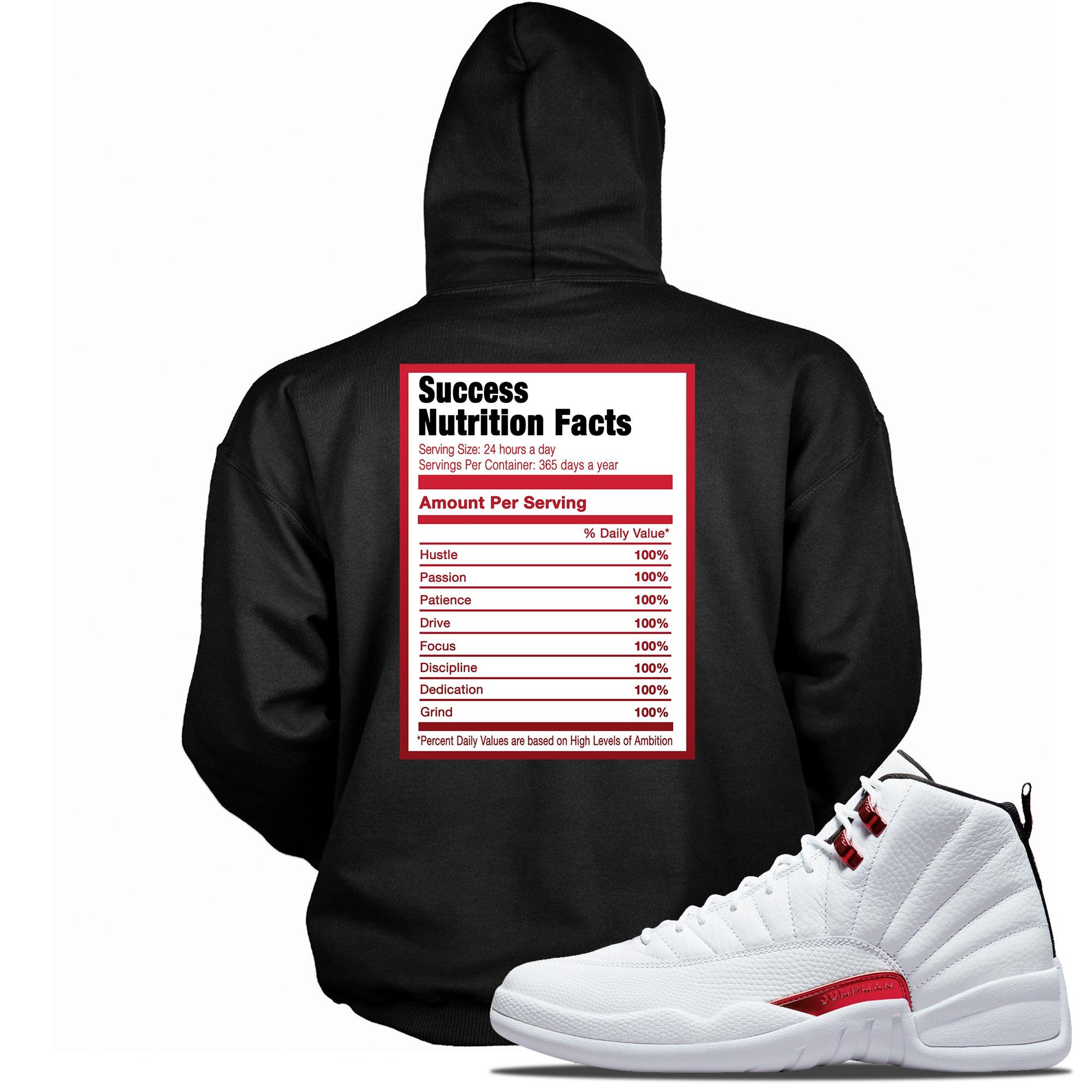 Success Nutrition Facts Hoodie AJ 12 Twist photo