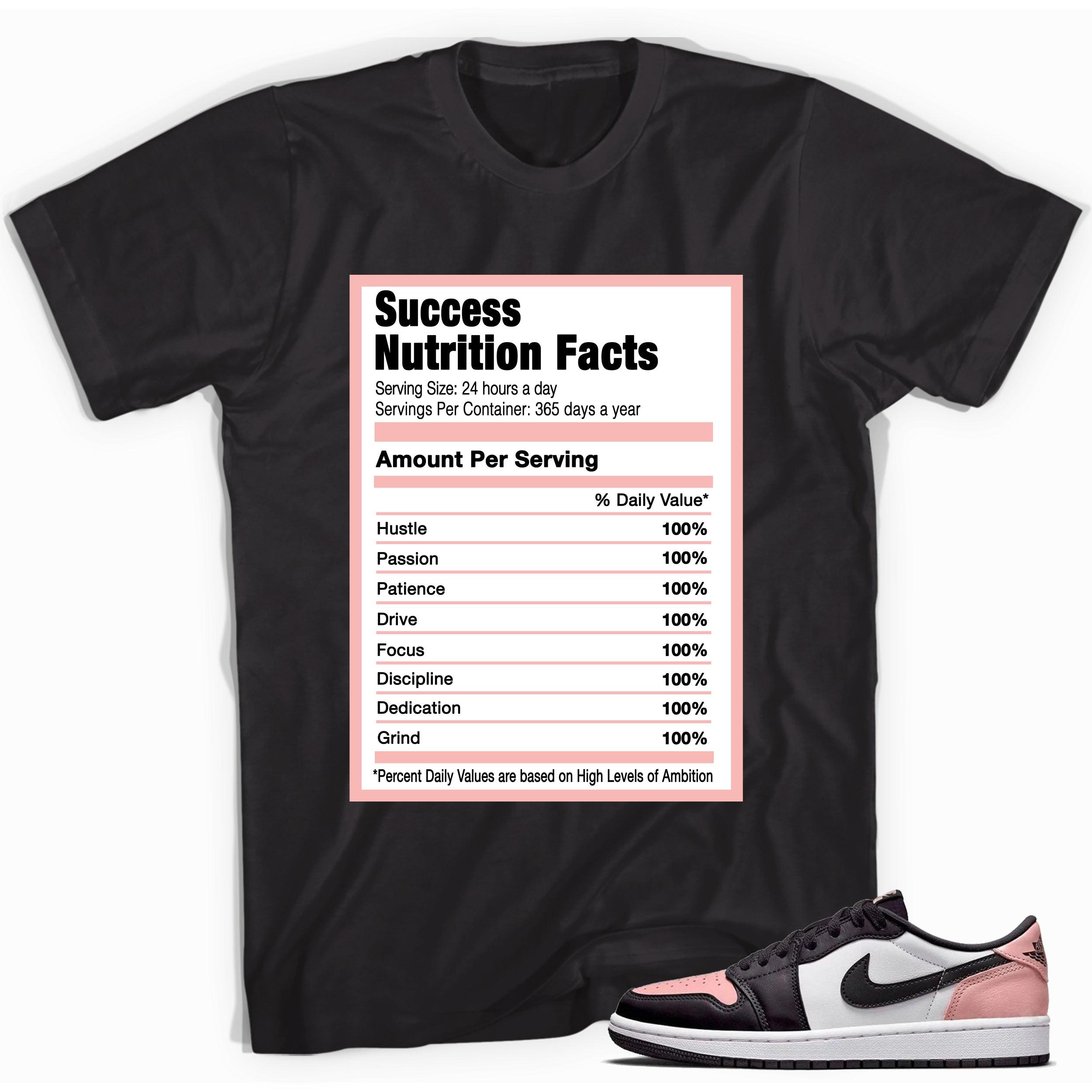 Success Nutrition Sneaker Tee AJ 1 Bleached Coral photo