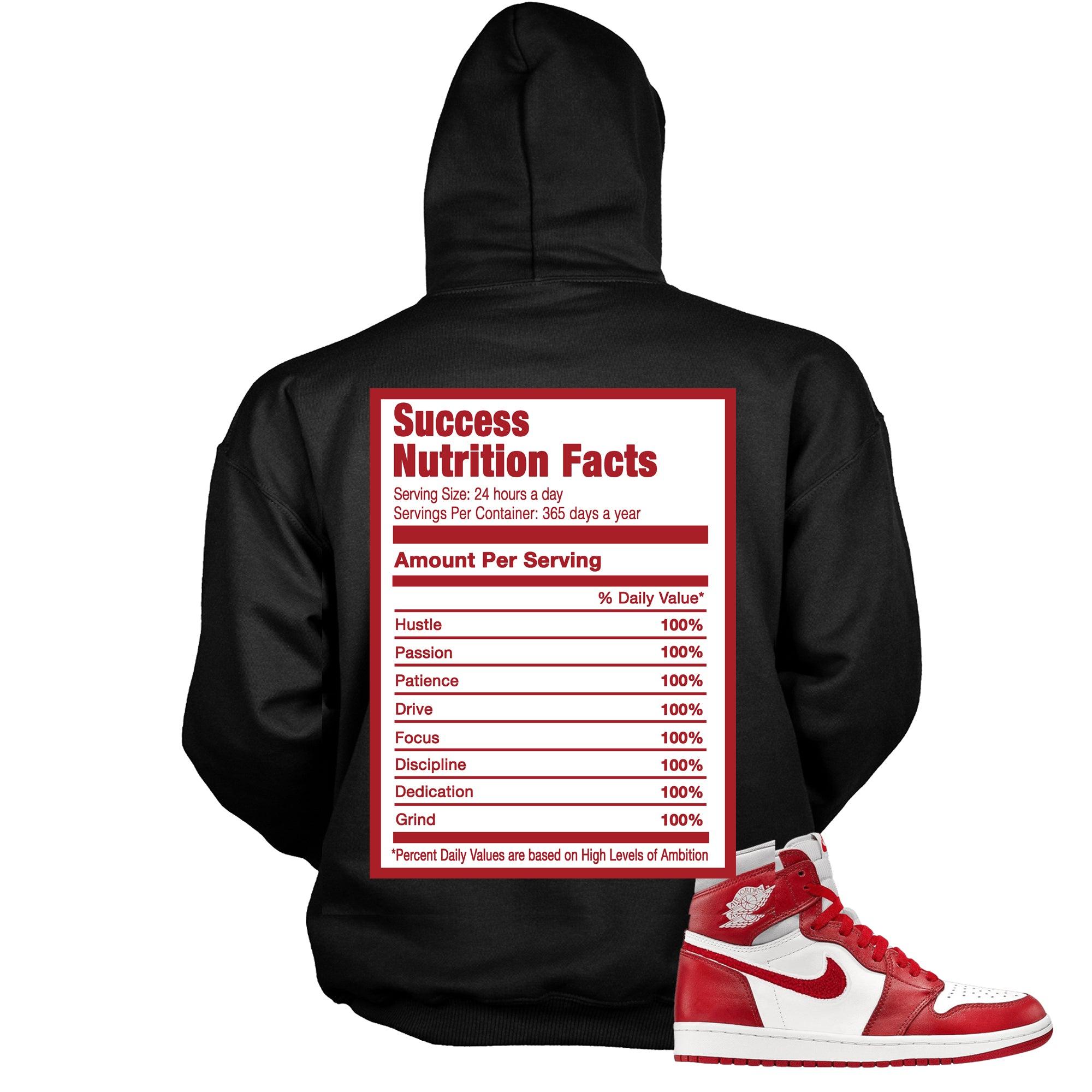Success Nutrition Hoodie AJ 1 High OG Newstalgia Chenille Sneakers photo