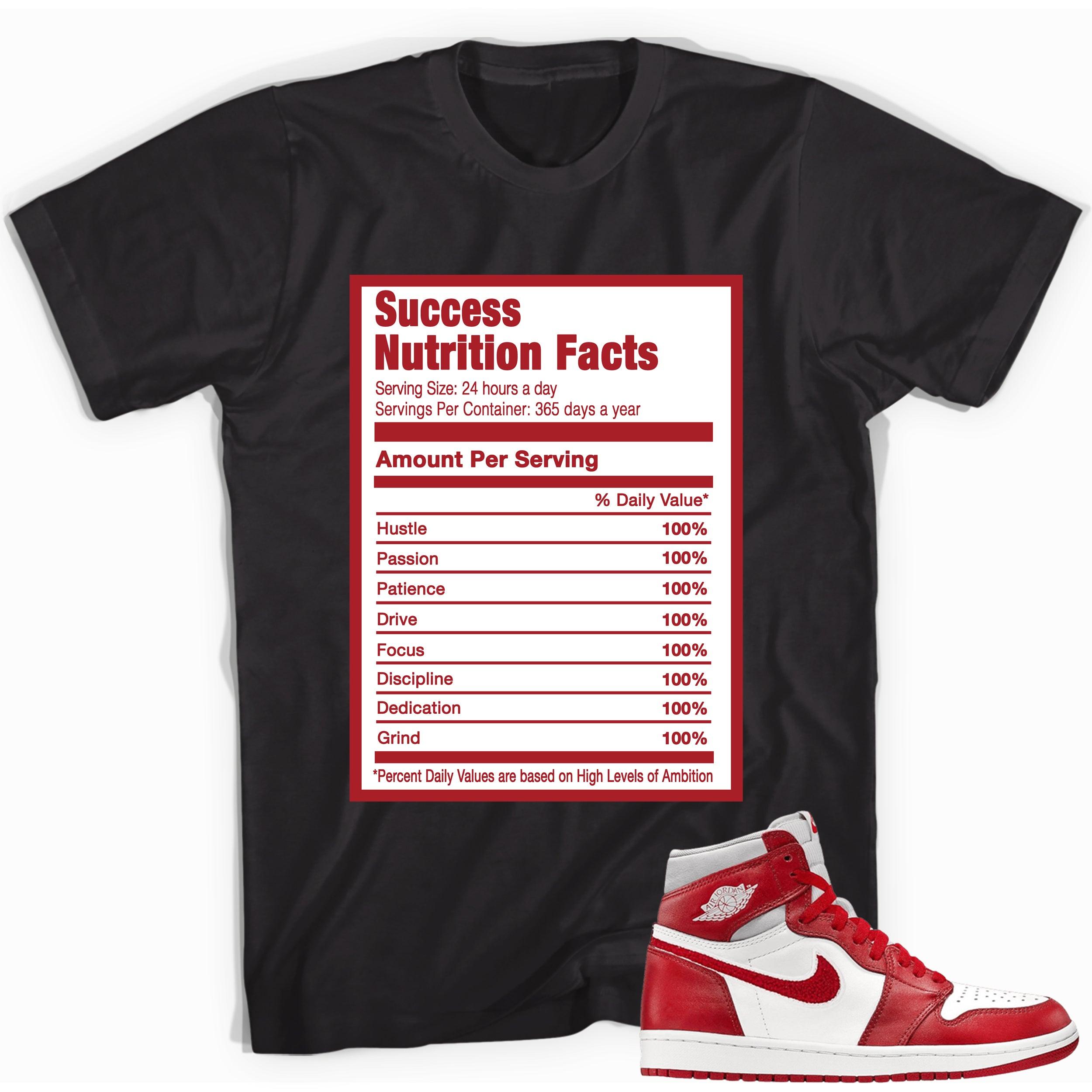 Success Nutrition Shirt AJ 1 High OG Newstalgia Chenille photo