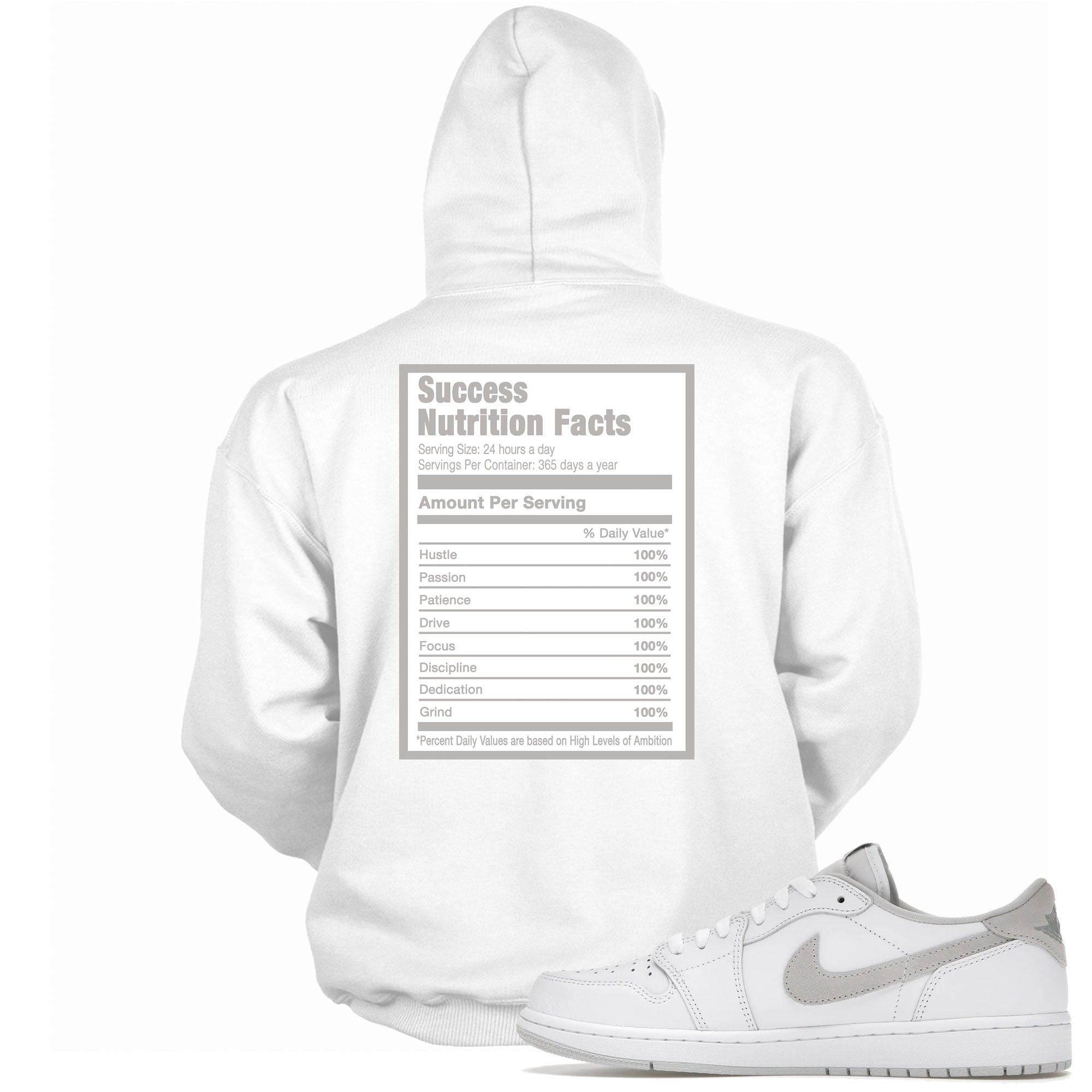 Success Nutrition Hoodie AJ 1 Low OG Neutral Grey photo