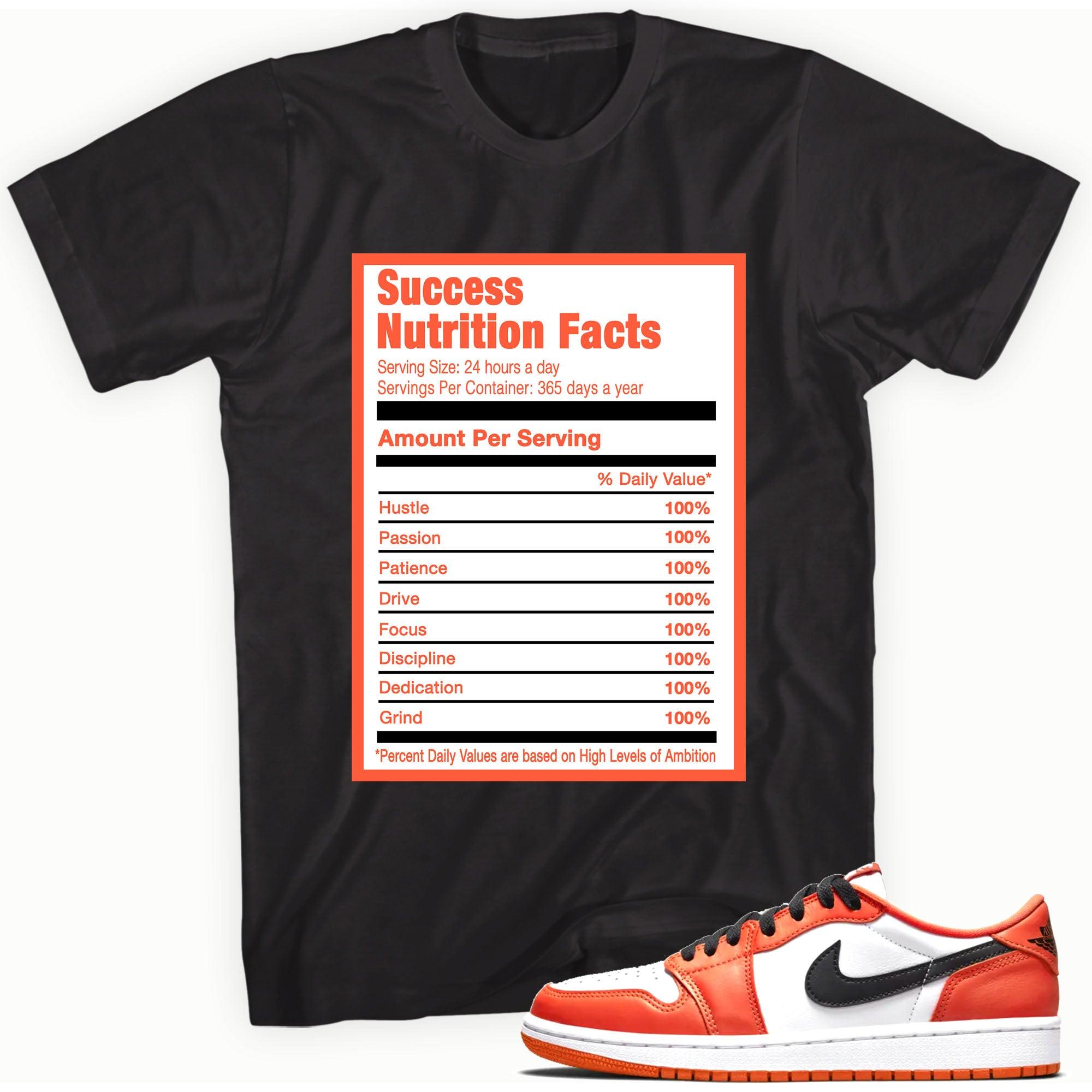 Success Nutrition Sneaker Tee Unisex AJ 1 Low Starfish photo