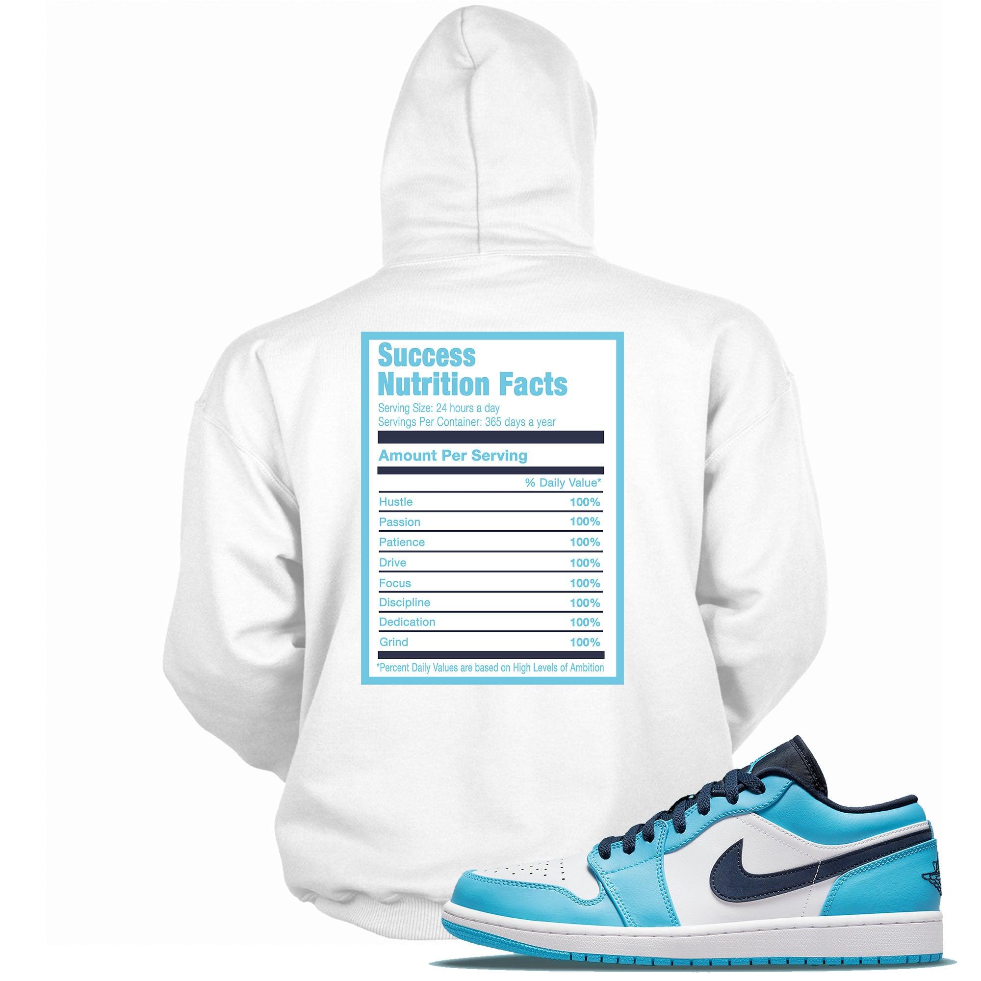 Success Nutrition Sneaker Sweatshirt AJ 1 Low UNC 2021 photo