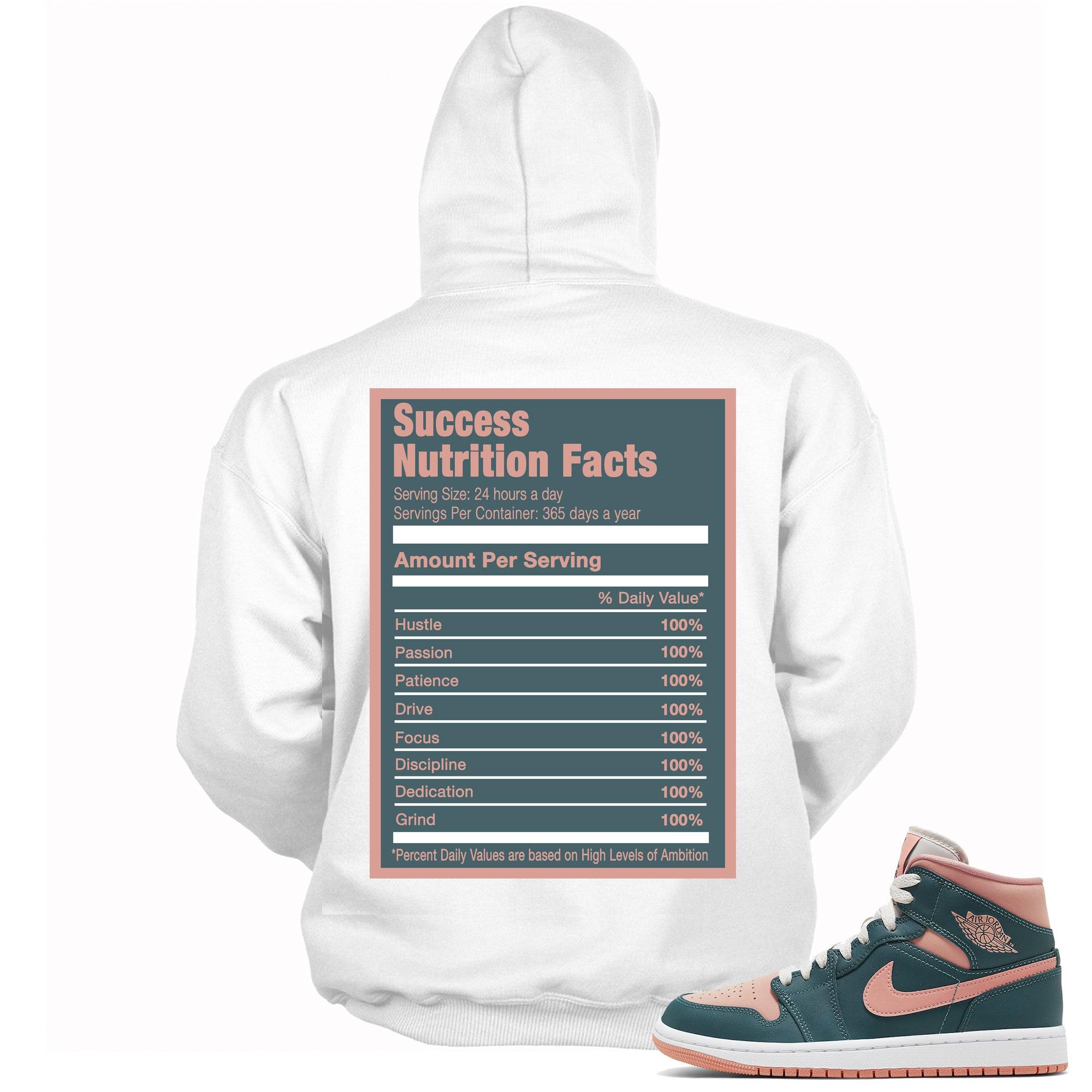 Success Nutrition Sneaker Sweatshirt AJ 1 Mid Dark Teal Green photo