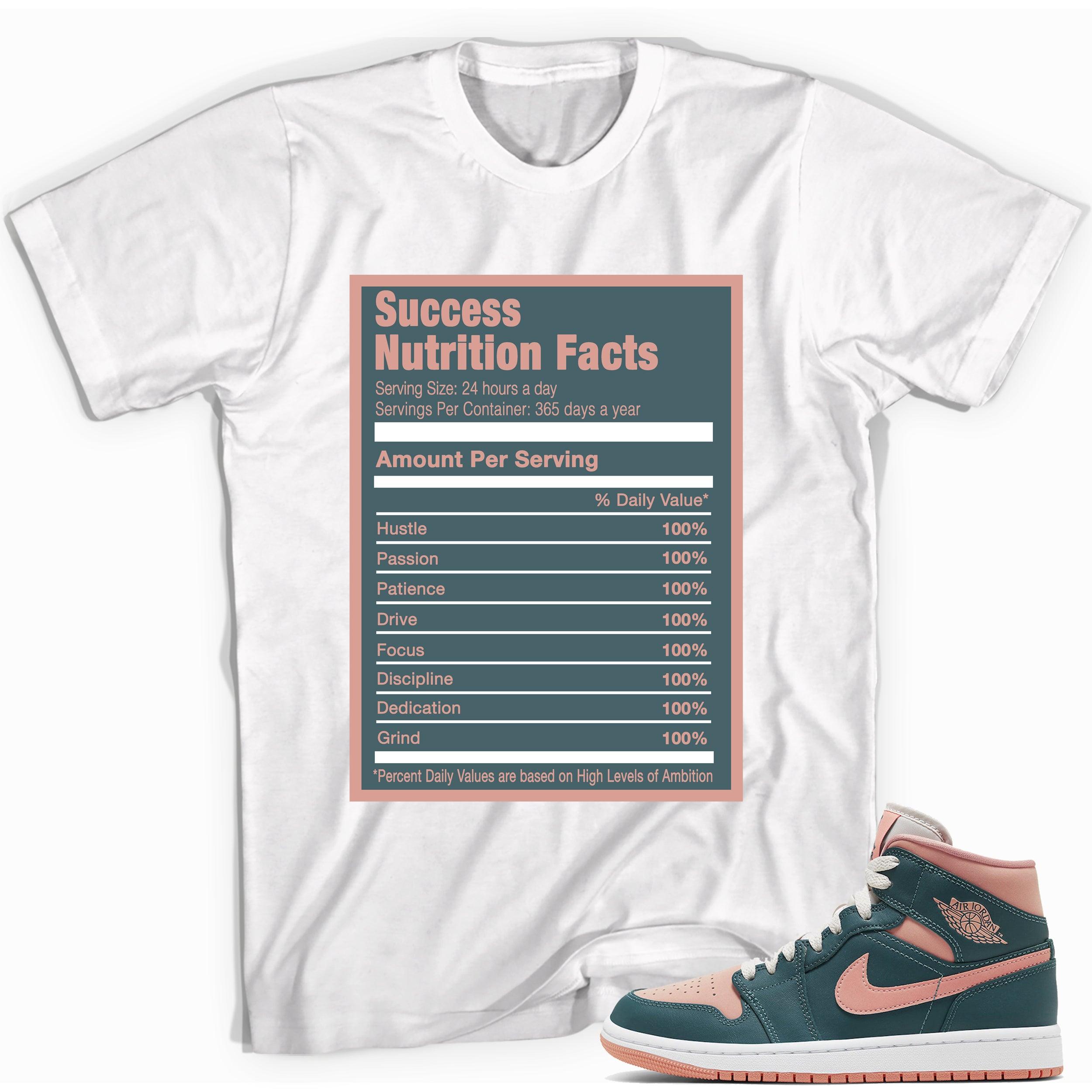 Success Nutrition Shirt AJ 1 Mid Dark Teal Green photo