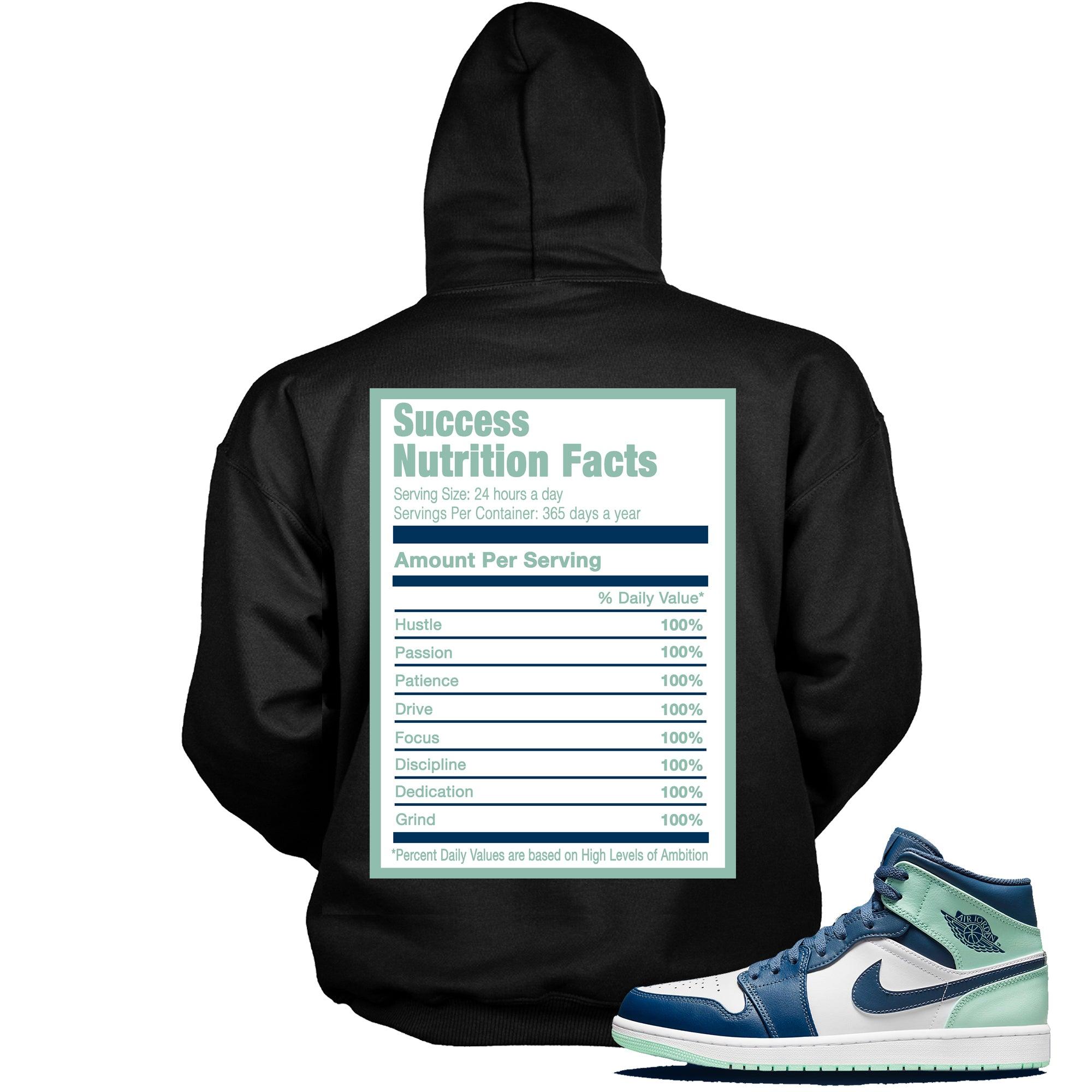 Success Nutrition Sweatshirt AJ 1 Mid Mystic Navy Mint Foam photo