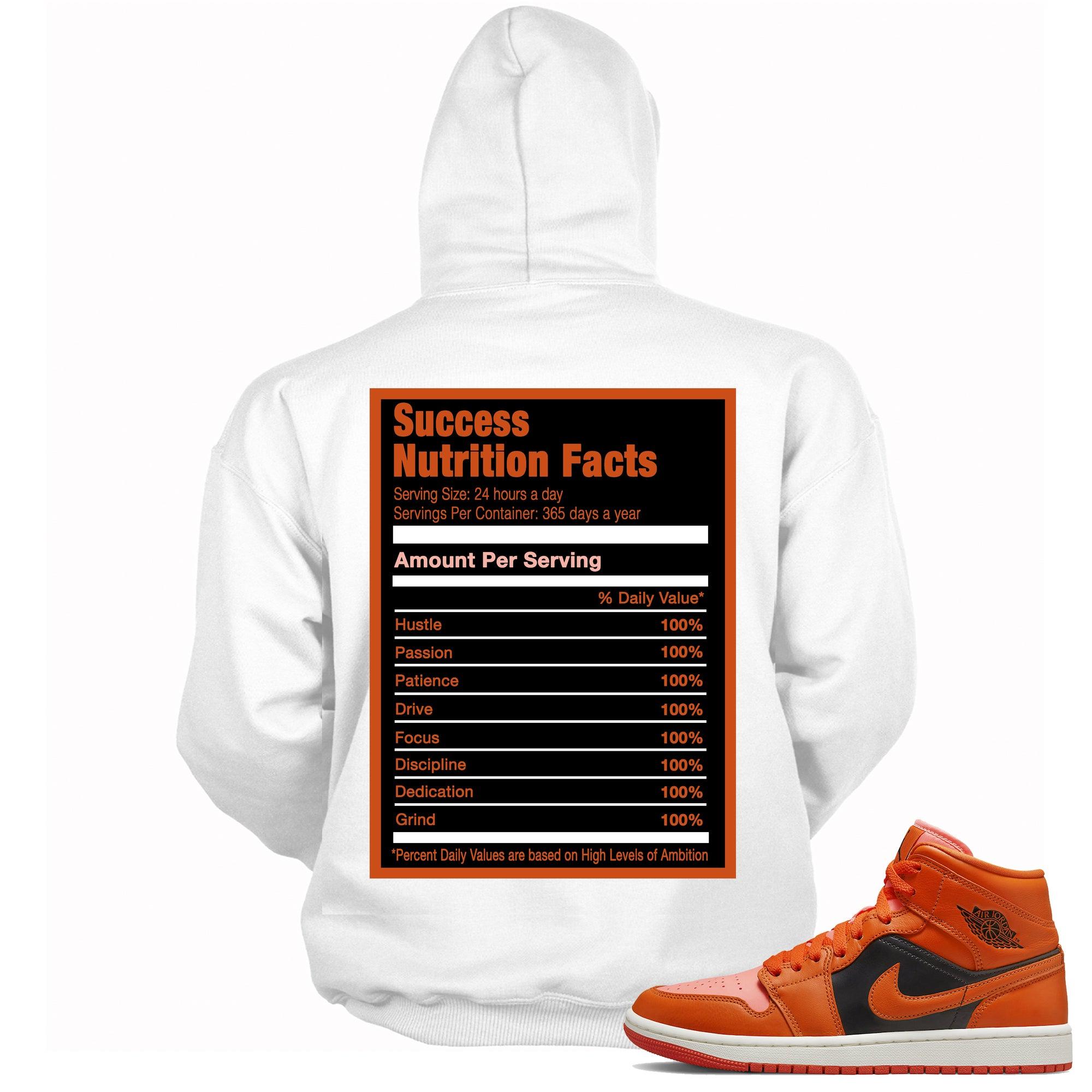 Success Nutrition Hoodie AJ 1 Mid Orange Black photo