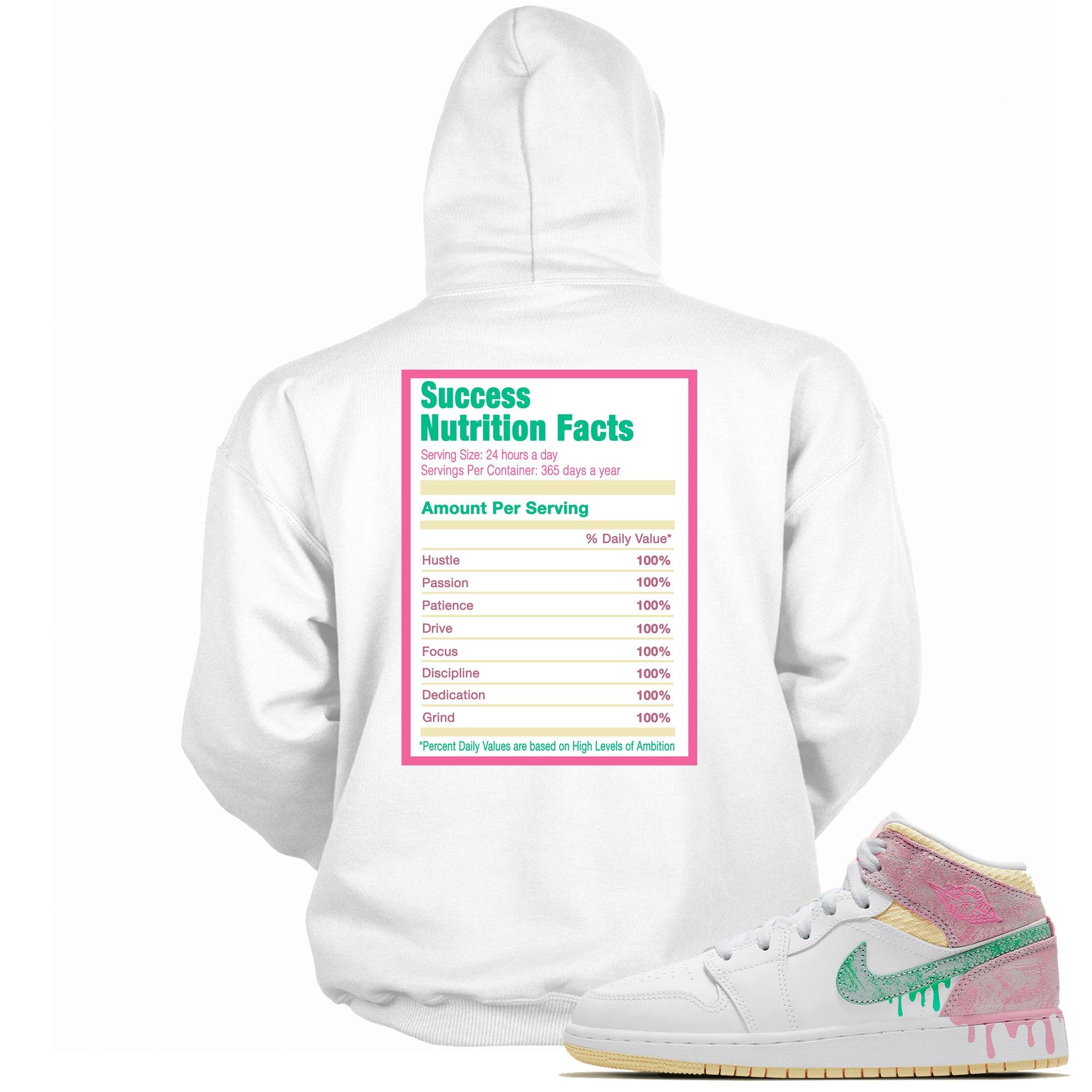Success Nutrition Hoodie AJ 1 Mid Paint Drip photo