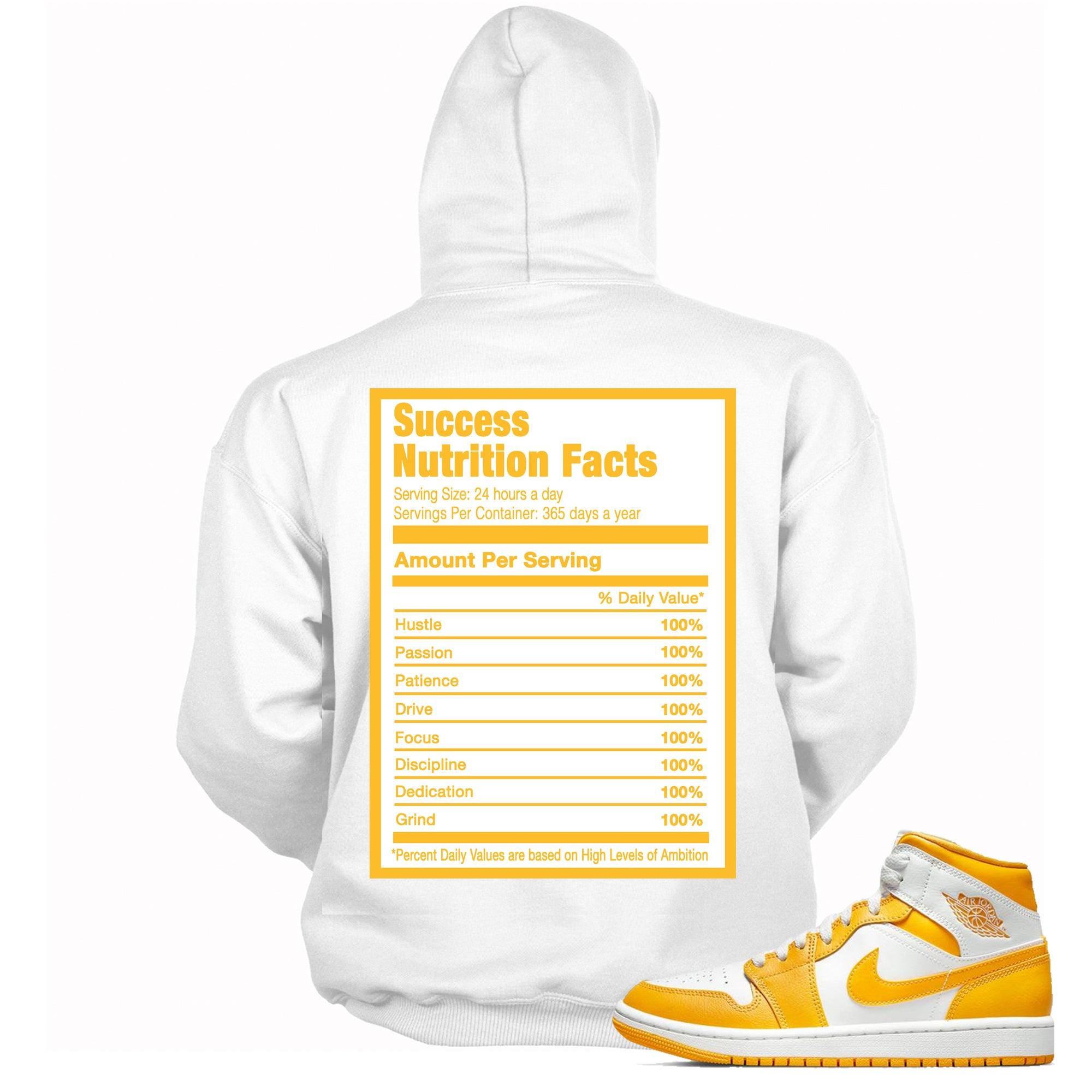 Success Nutrition Sweatshirt AJ 1 Mid White University Gold photo