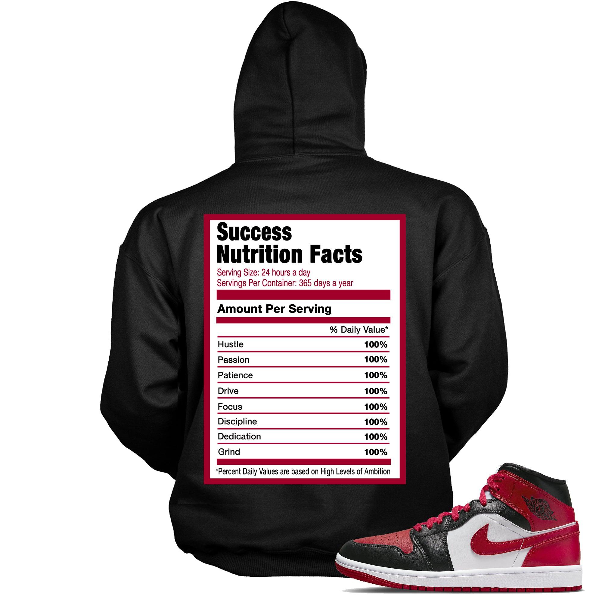 Success Nutrition Sneaker Sweatshirt AJ 1 Mid Alternate Bred Toe photo