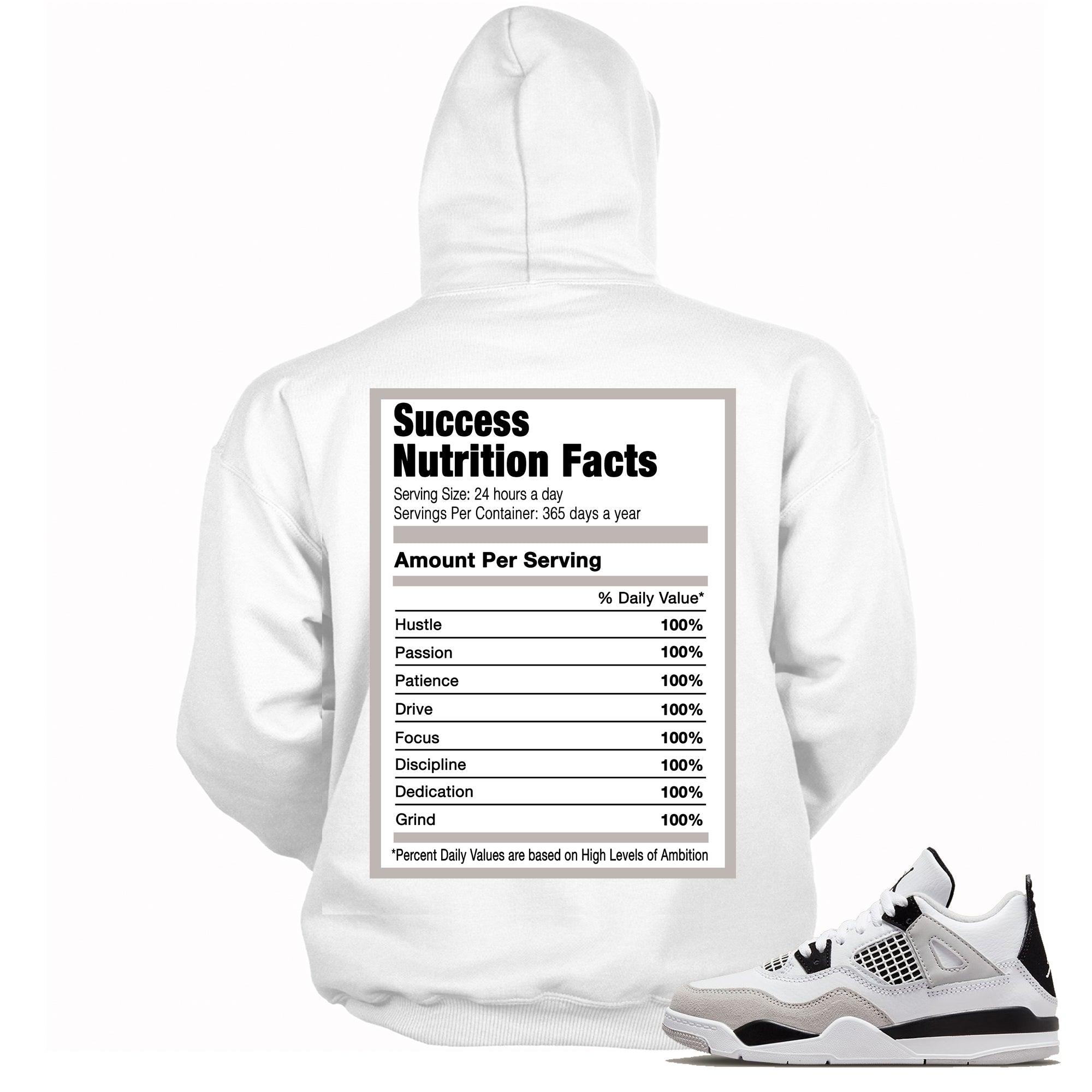 Success Nutrition Sneaker Sweatshirt AJ 4 Retro Military Black photo