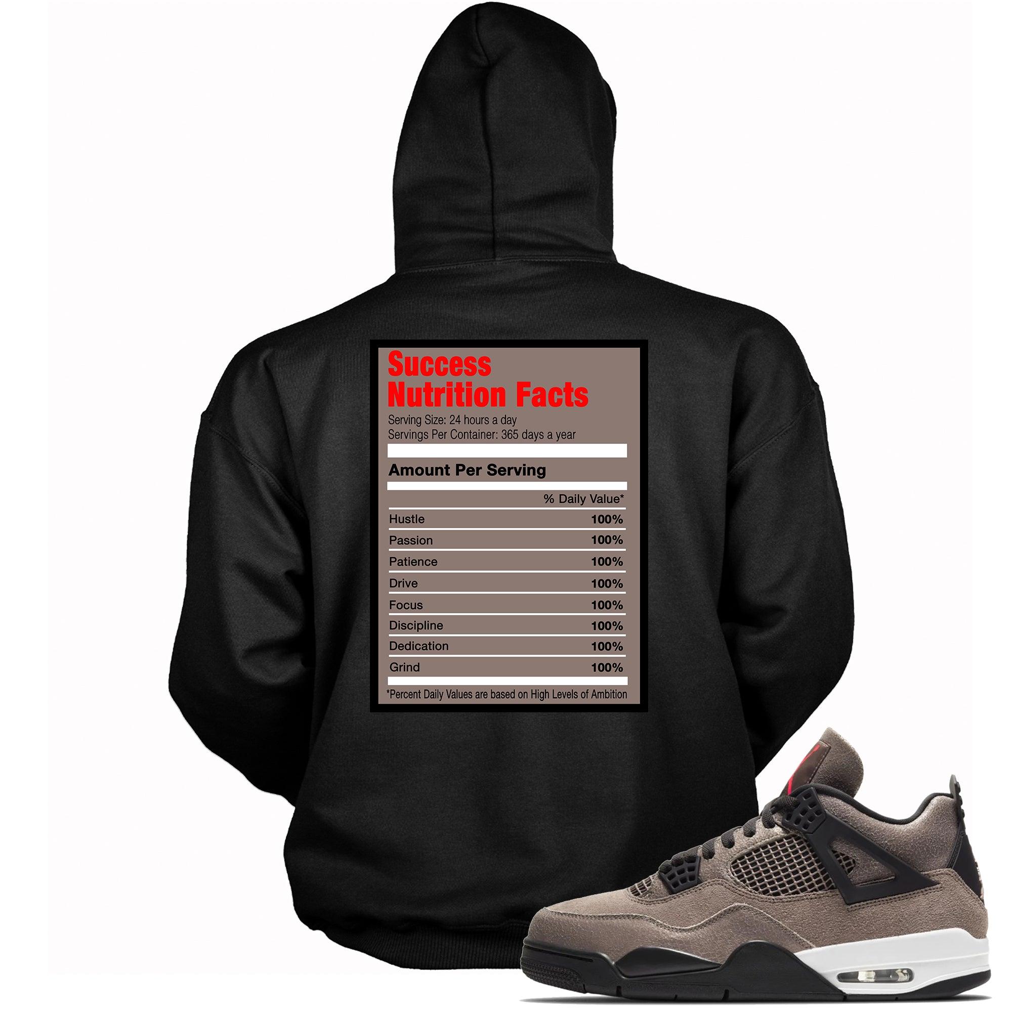 Success Nutrition Facts Hoodie AJ 4 Taupe Haze photo