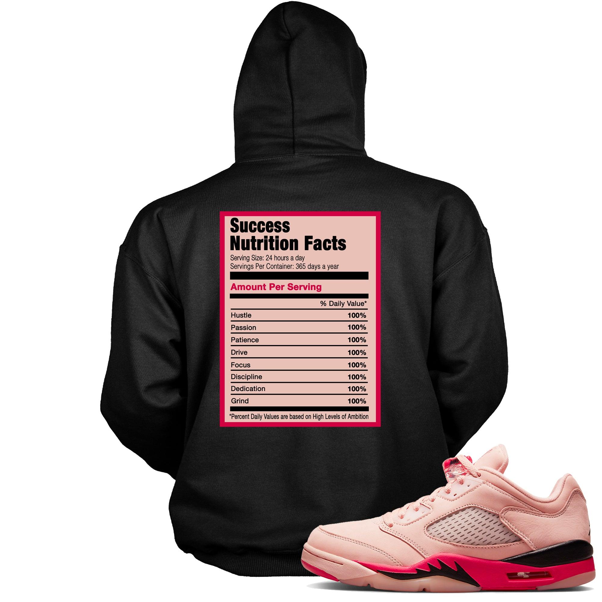 Success Nutrition Facts Sneaker Sweatshirt AJ 5 Arctic Orange photo