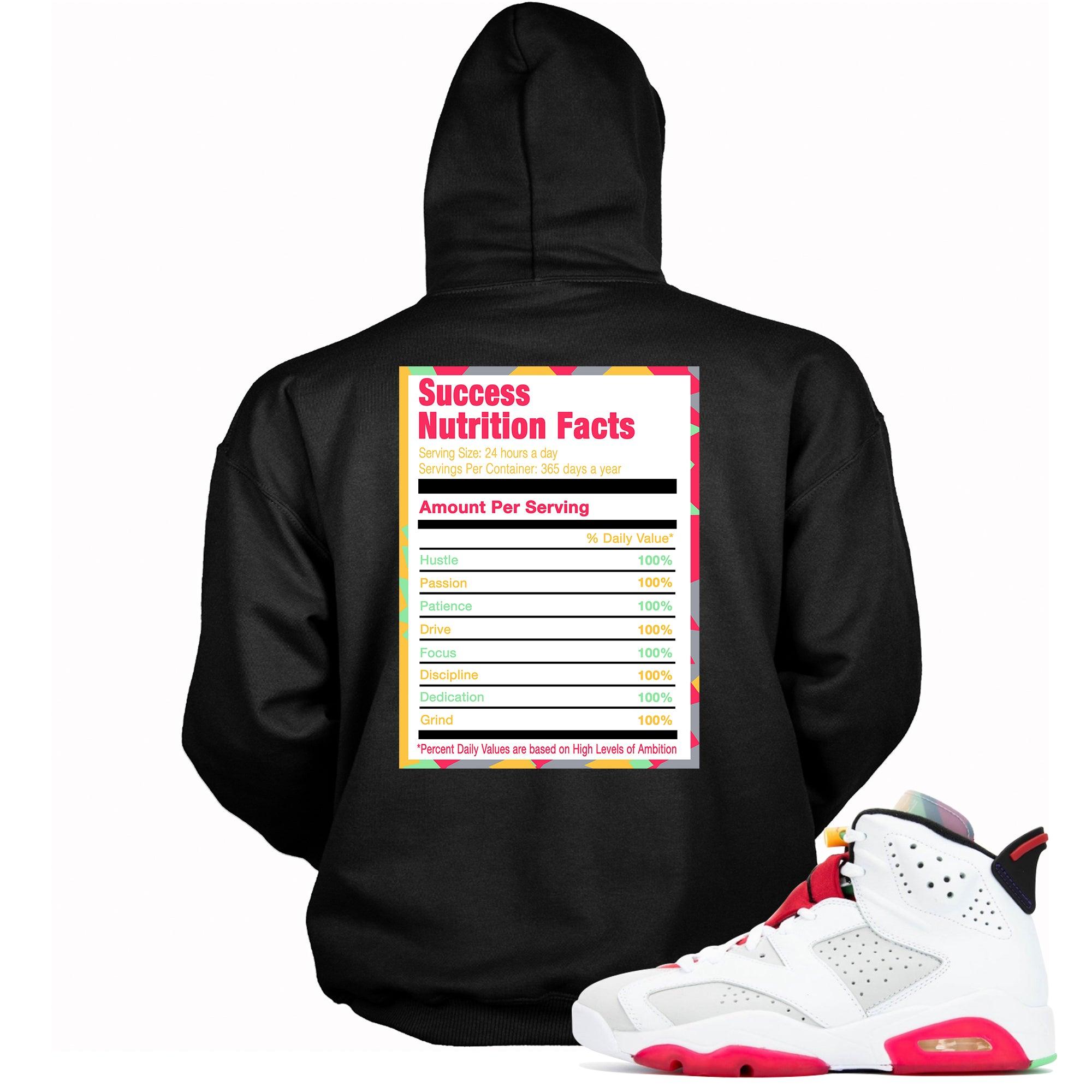 Success Nutrition Facts Sneaker Sweatshirt AJ 6 Hare photo