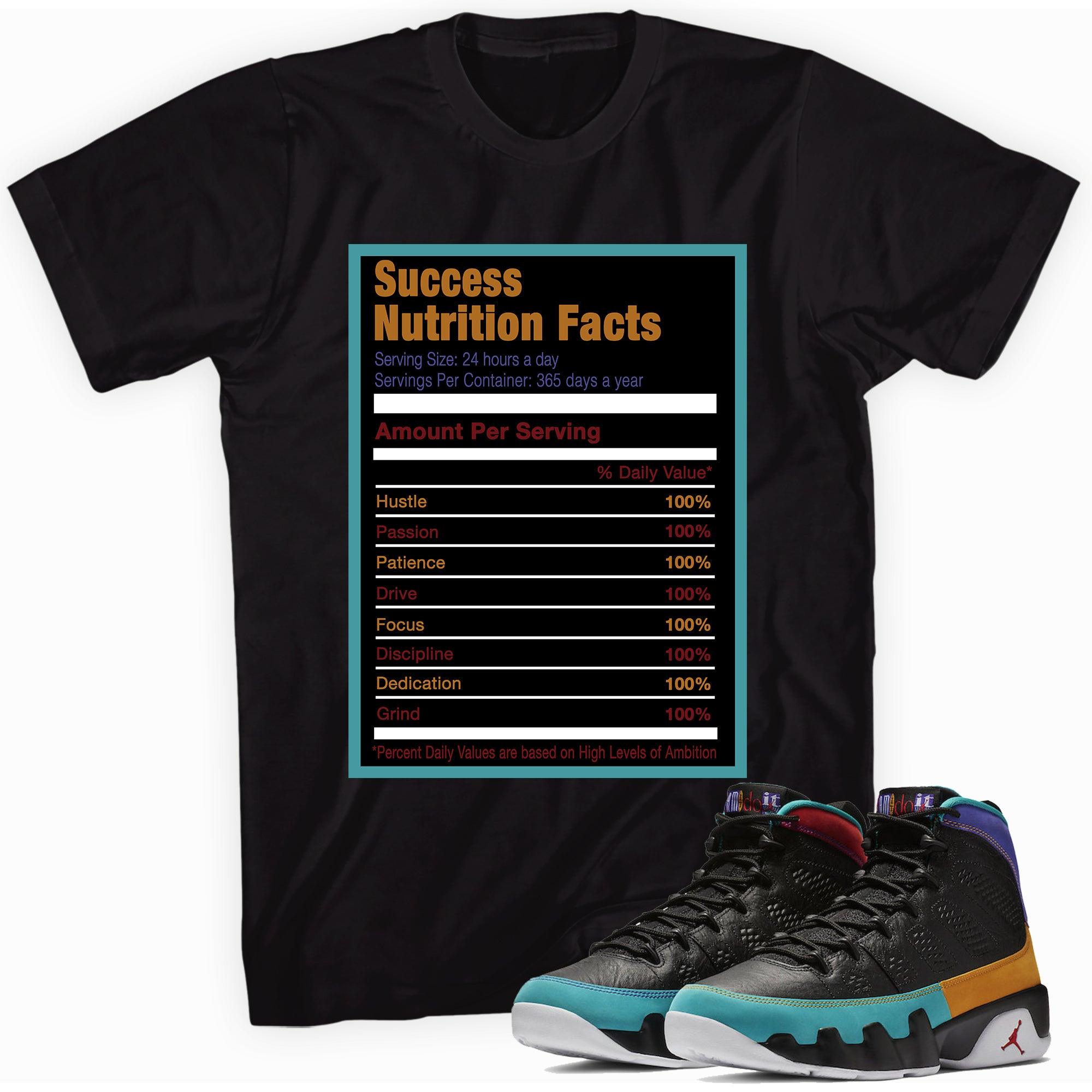 Success Nutrition Shirt AJ 9 Dream It Do It photo