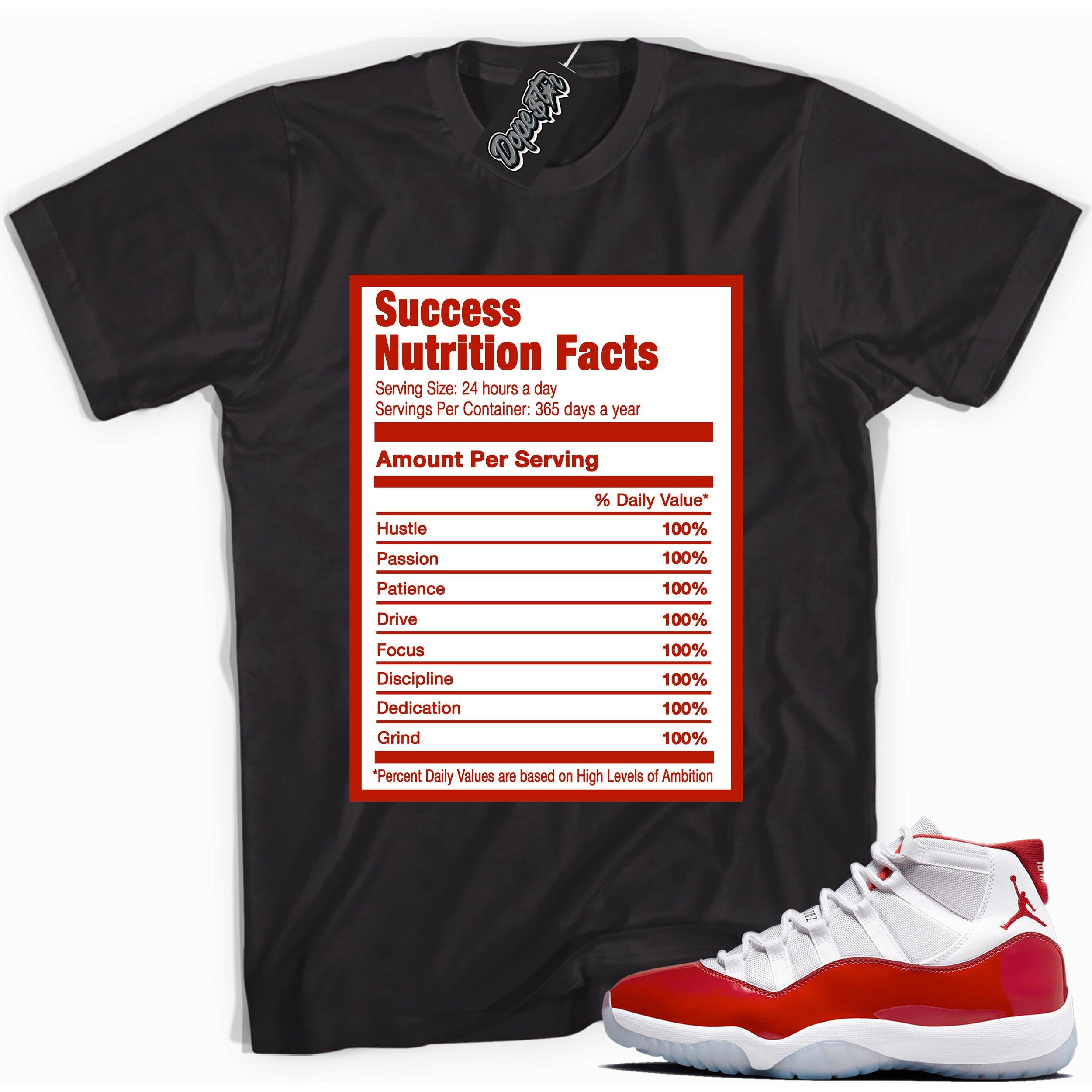 Success Nutrition Sneaker Tee Air Jordan 11 Cherry photo