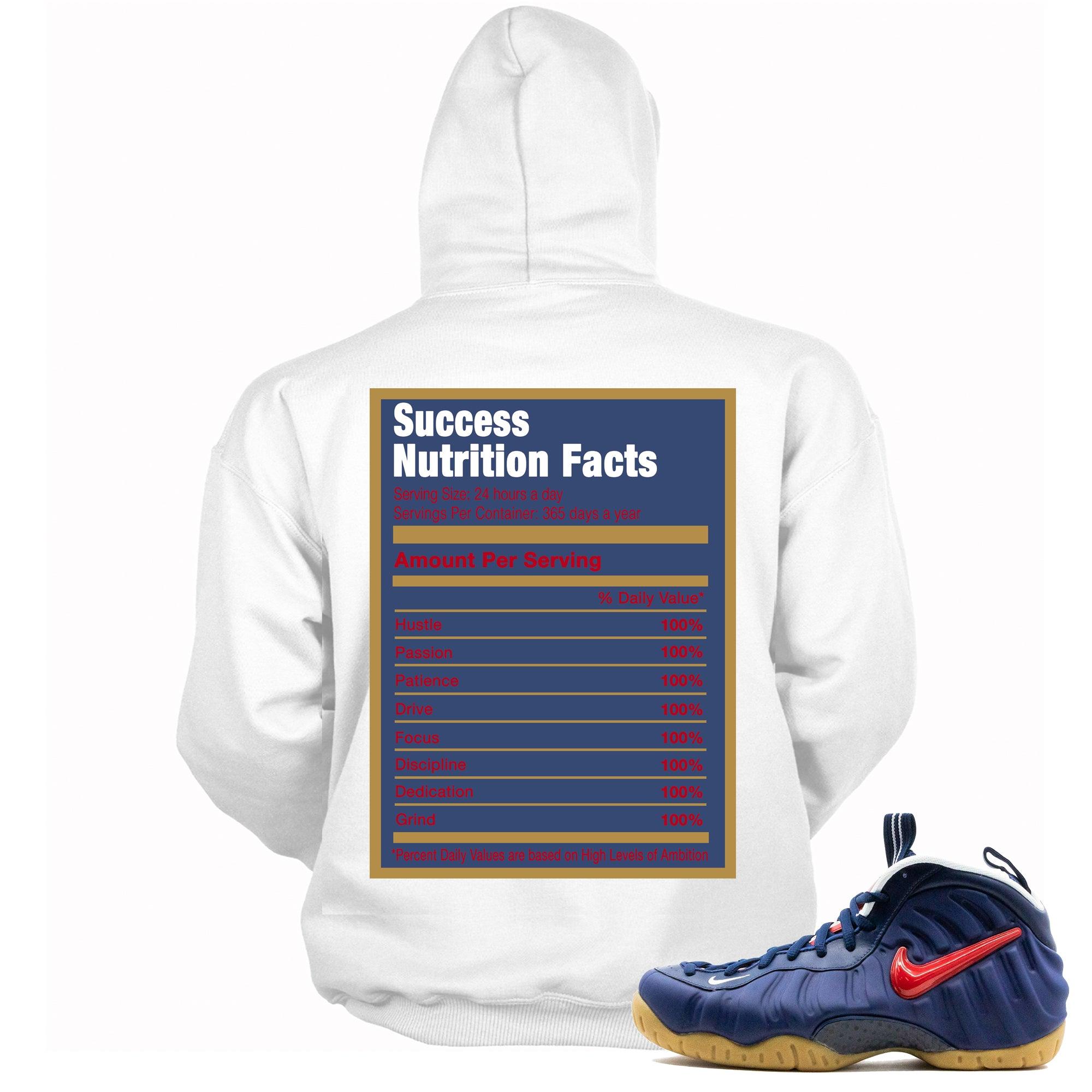 Success Nutrition Hoodie Foamposite Pro Blue Void University Red photo