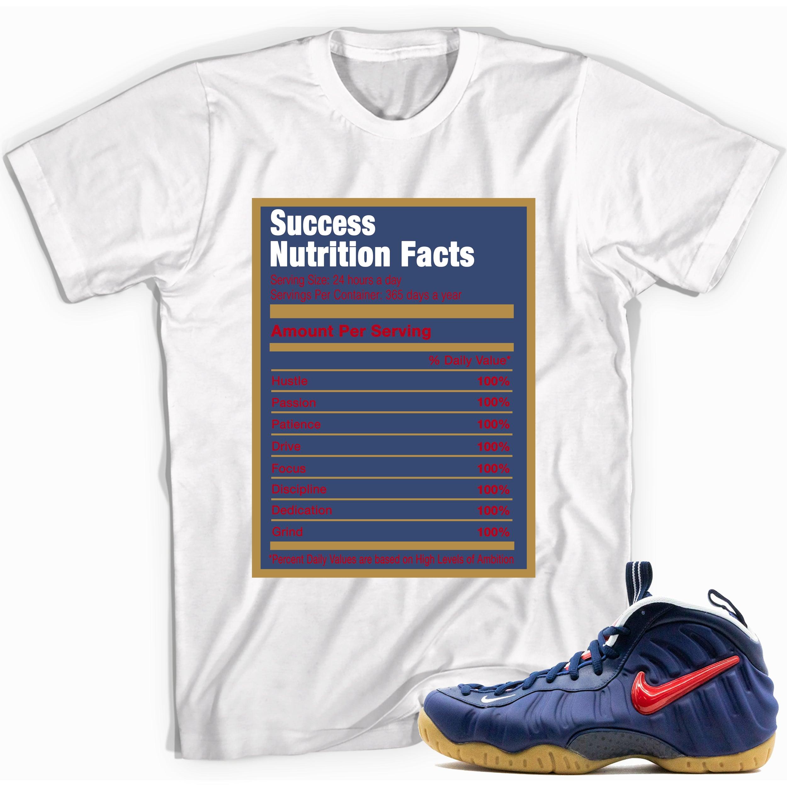 Success Nutrition Sneaker Tee Foamposite Pro Blue Void University Red photo