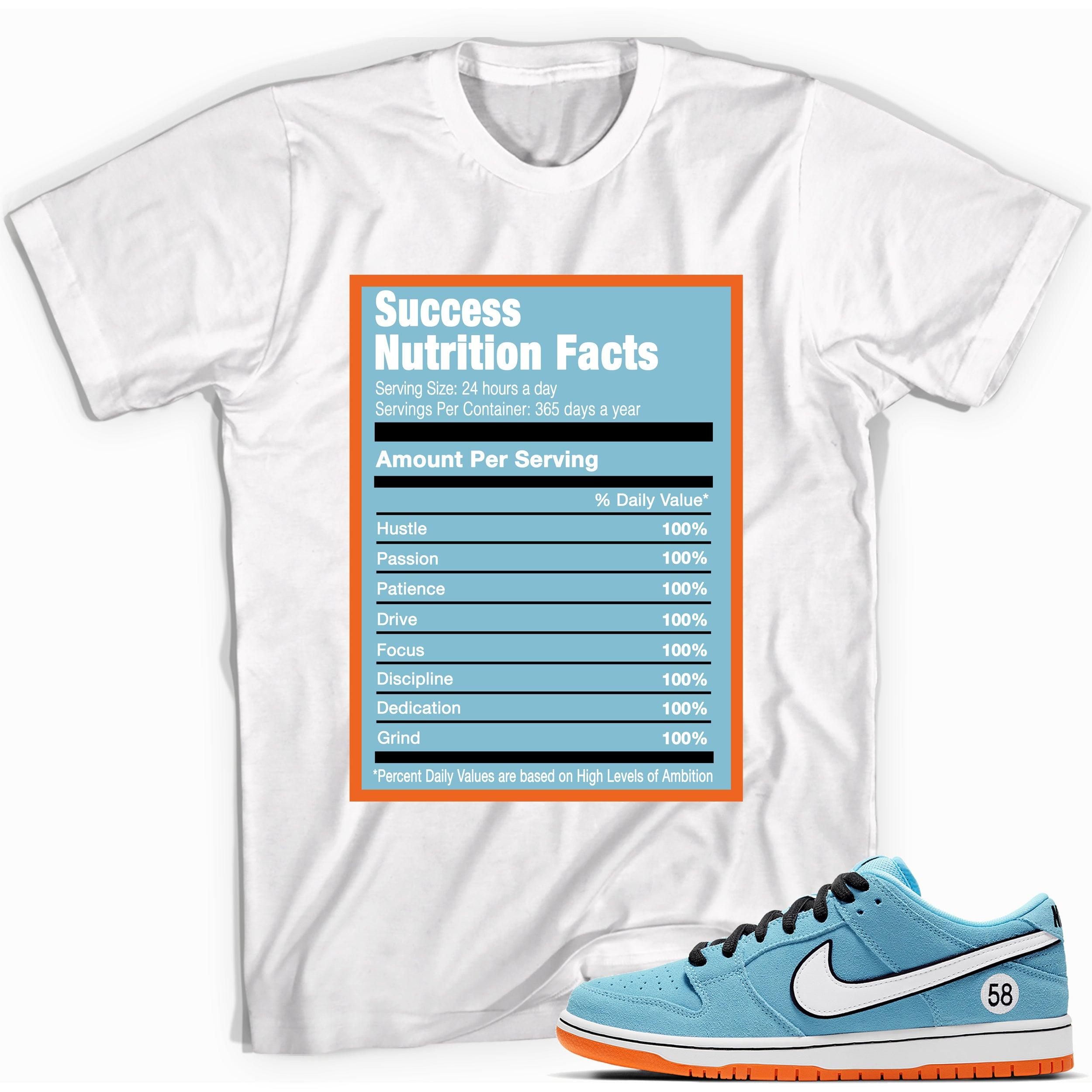 Success Nutrition Sneaker Tee Nike SB Dunk Low Club 58 Gulf photo