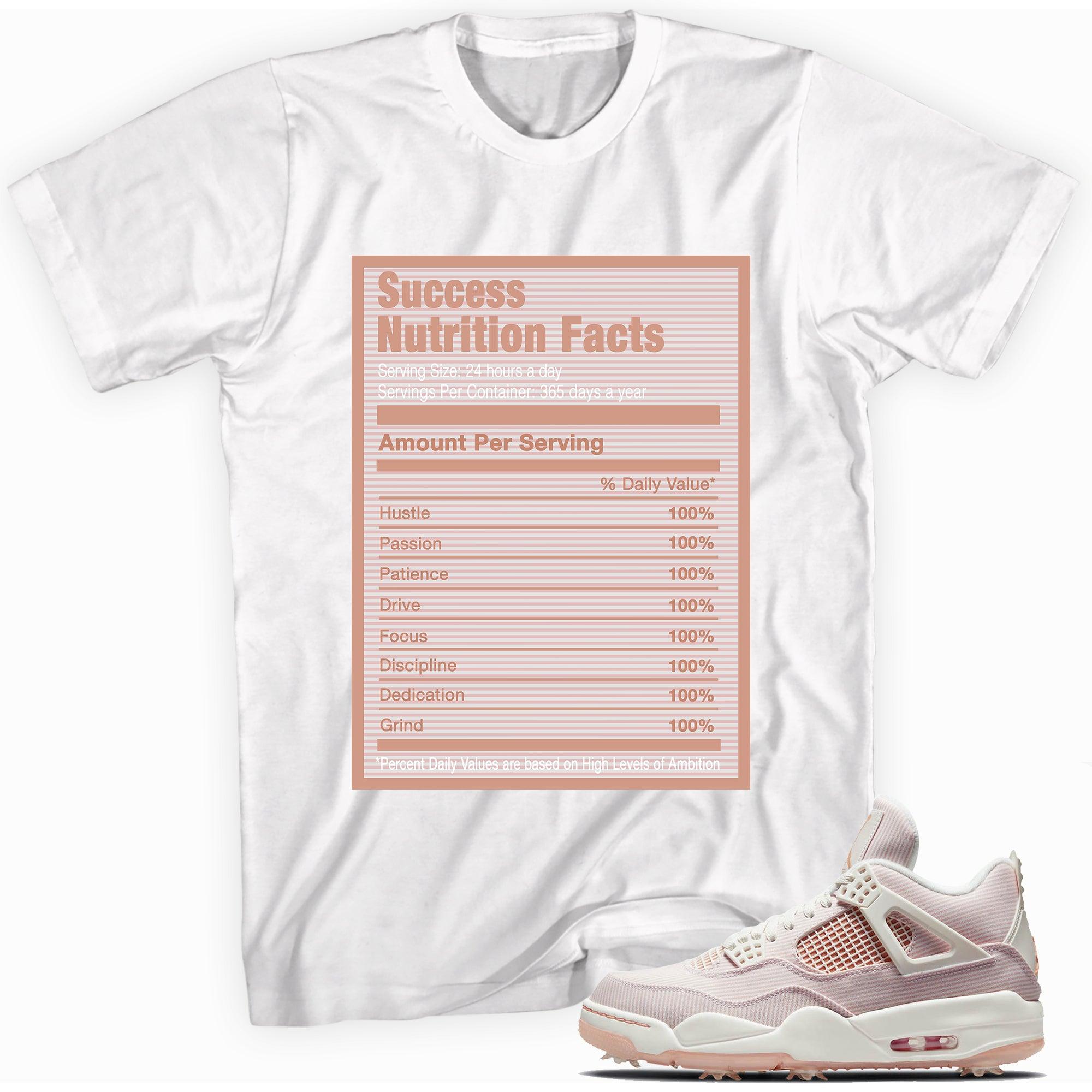 Success Nutrition Sneaker Tee Jordan 4 Retro Golf Seersucker photo